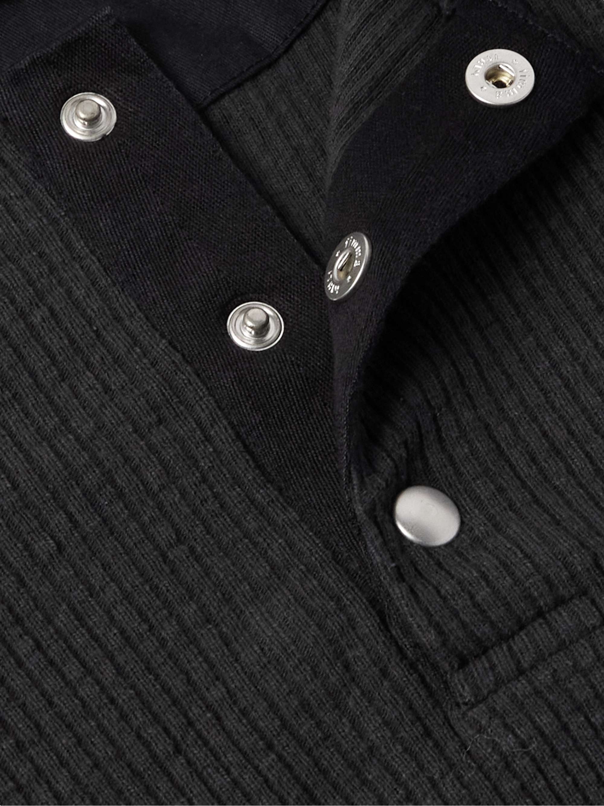 Ballon Ribbed Cotton-Jersey Sweatshirt view