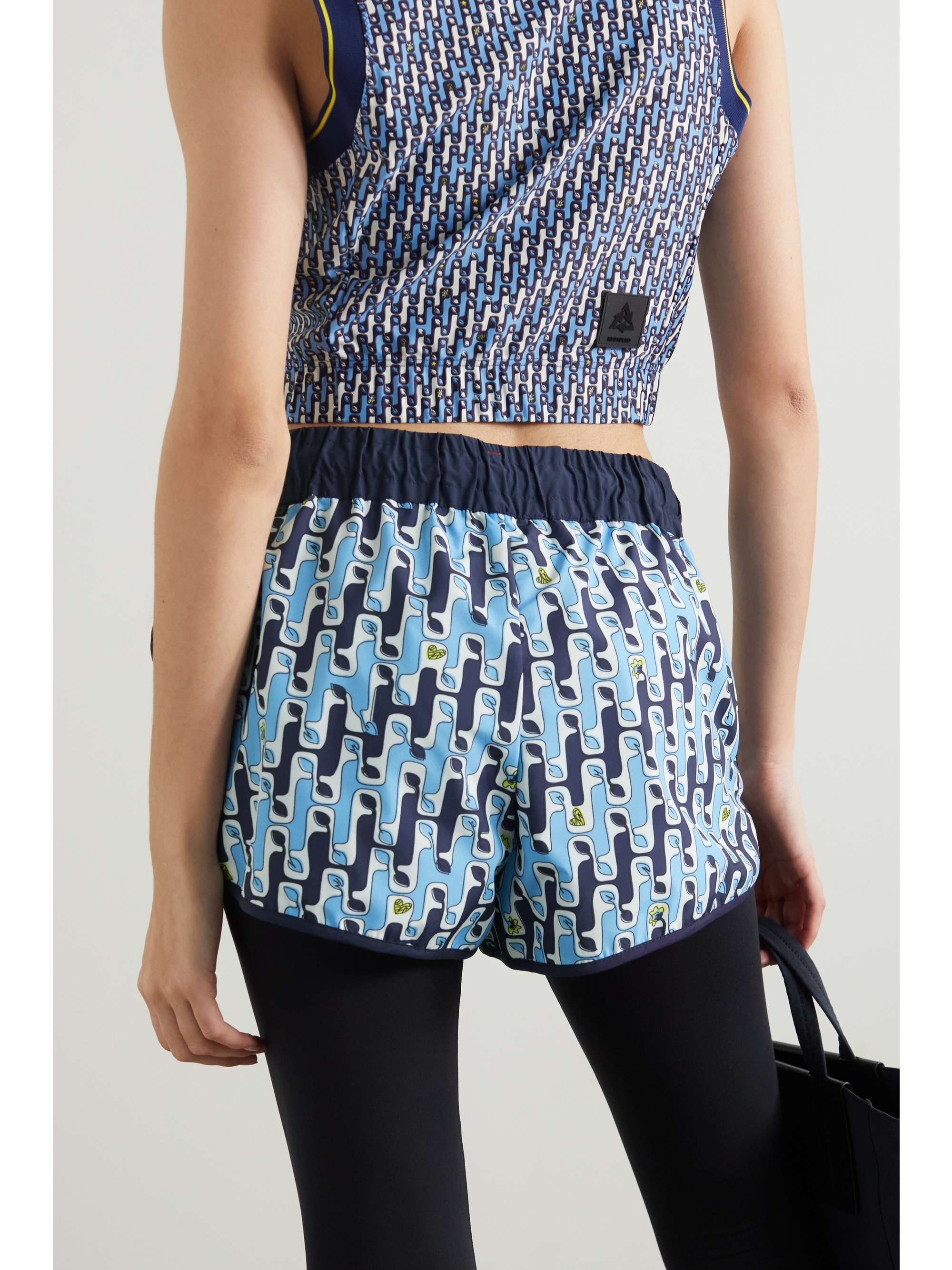 Printed shell shorts view