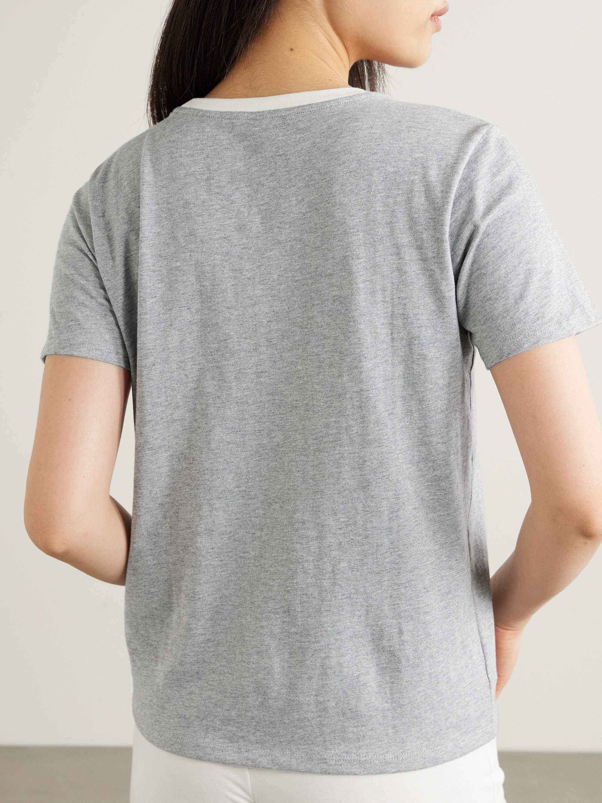 Organic Pima cotton-jersey T-shirt view