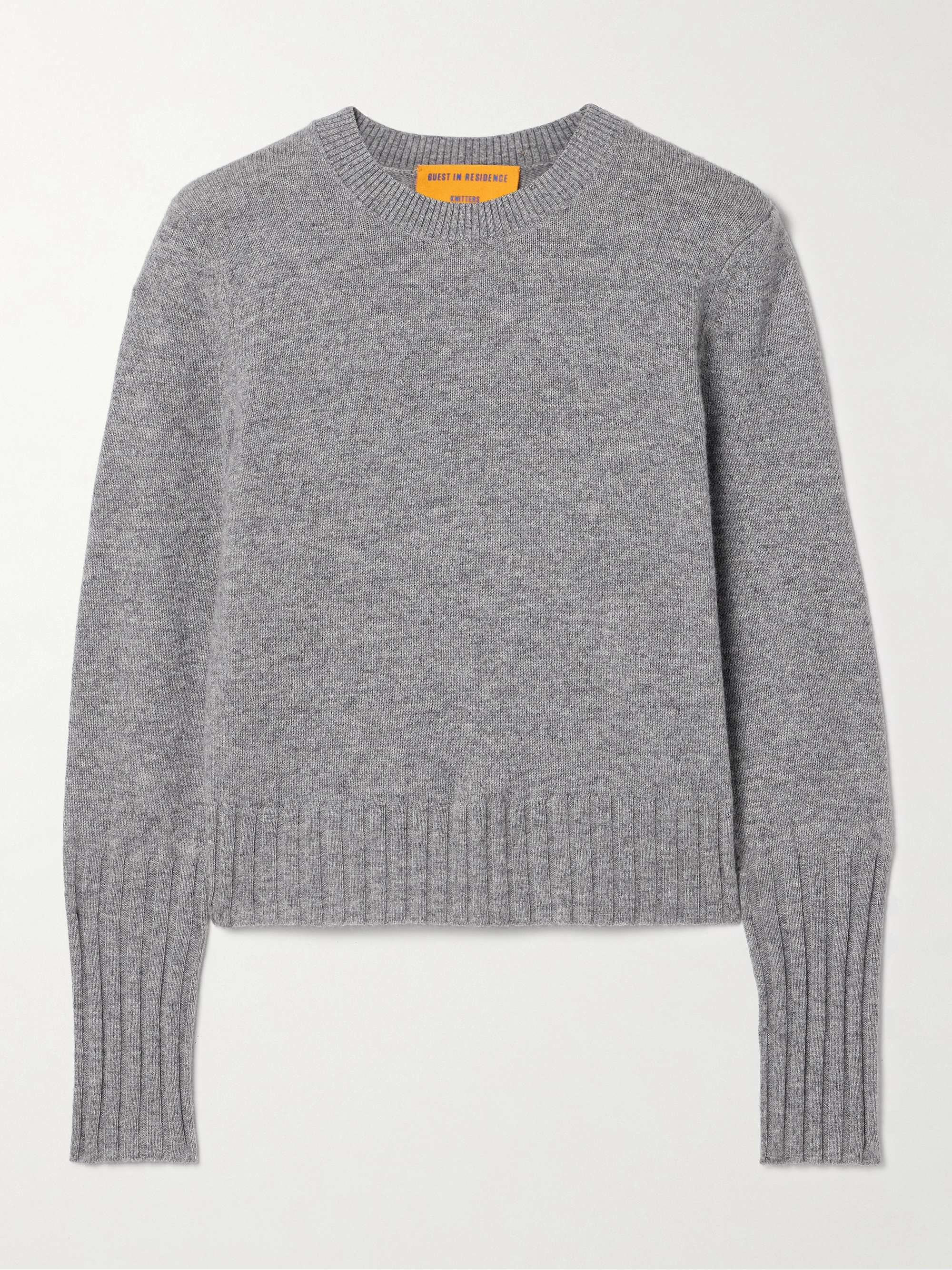 Shrunken cashmere sweater view