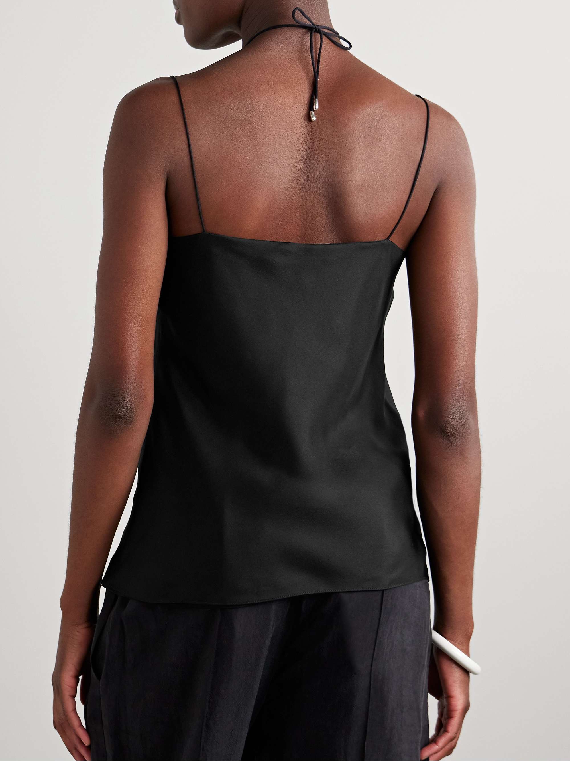 Silk-twill camisole view
