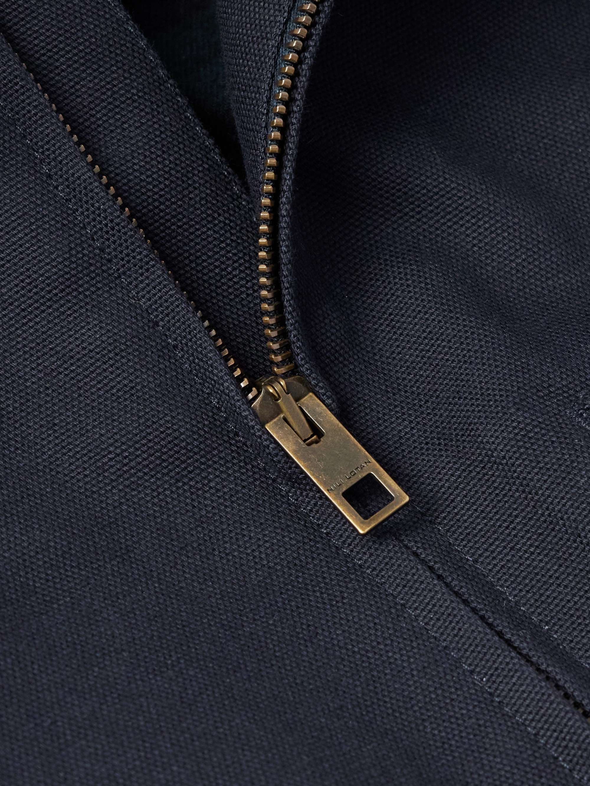 Caspian Corduroy-Trimmed Cotton-Canvas Jacket view