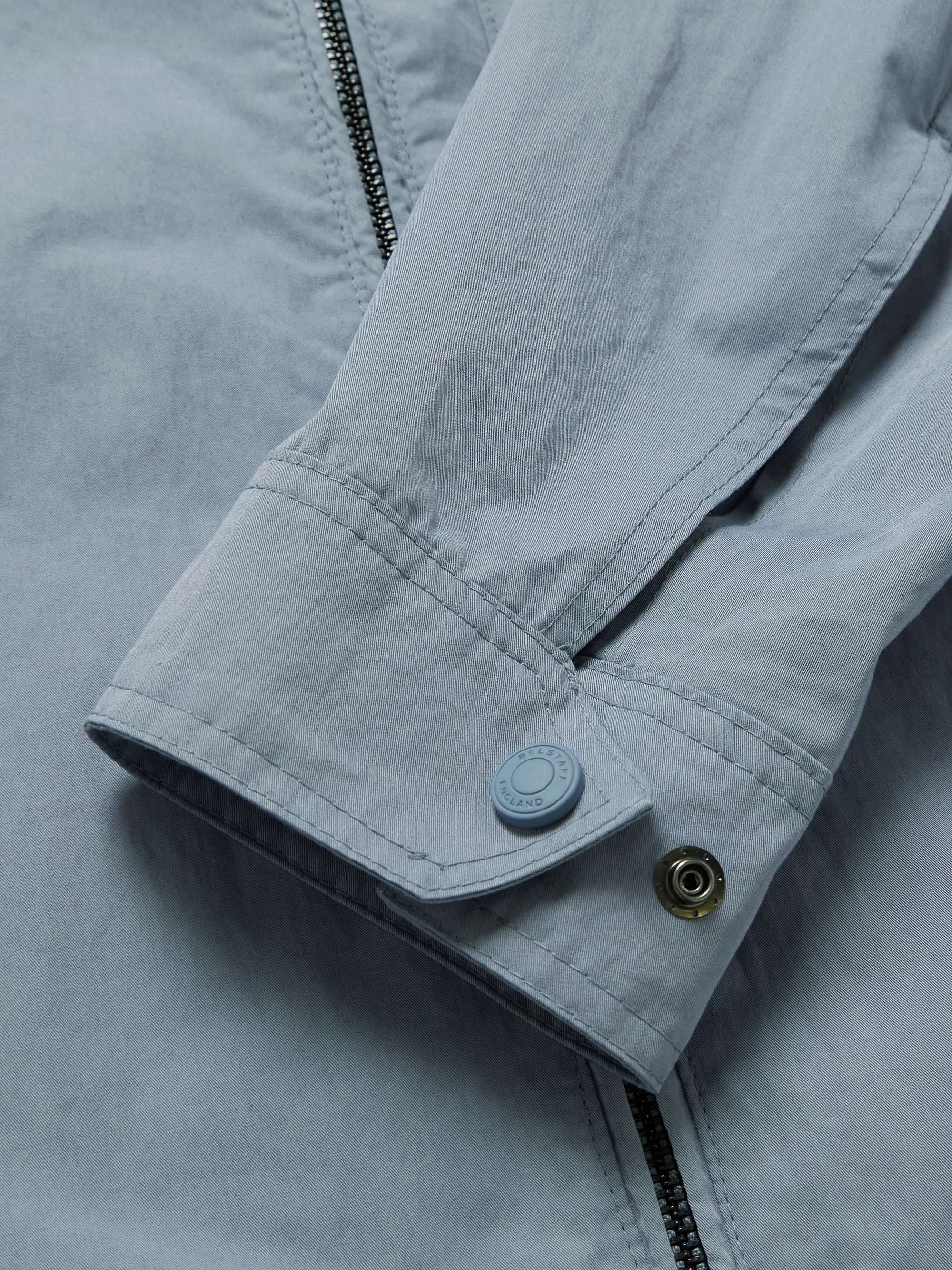 Drome Logo-Appliquéd Cotton-Blend Gabardine Overshirt view