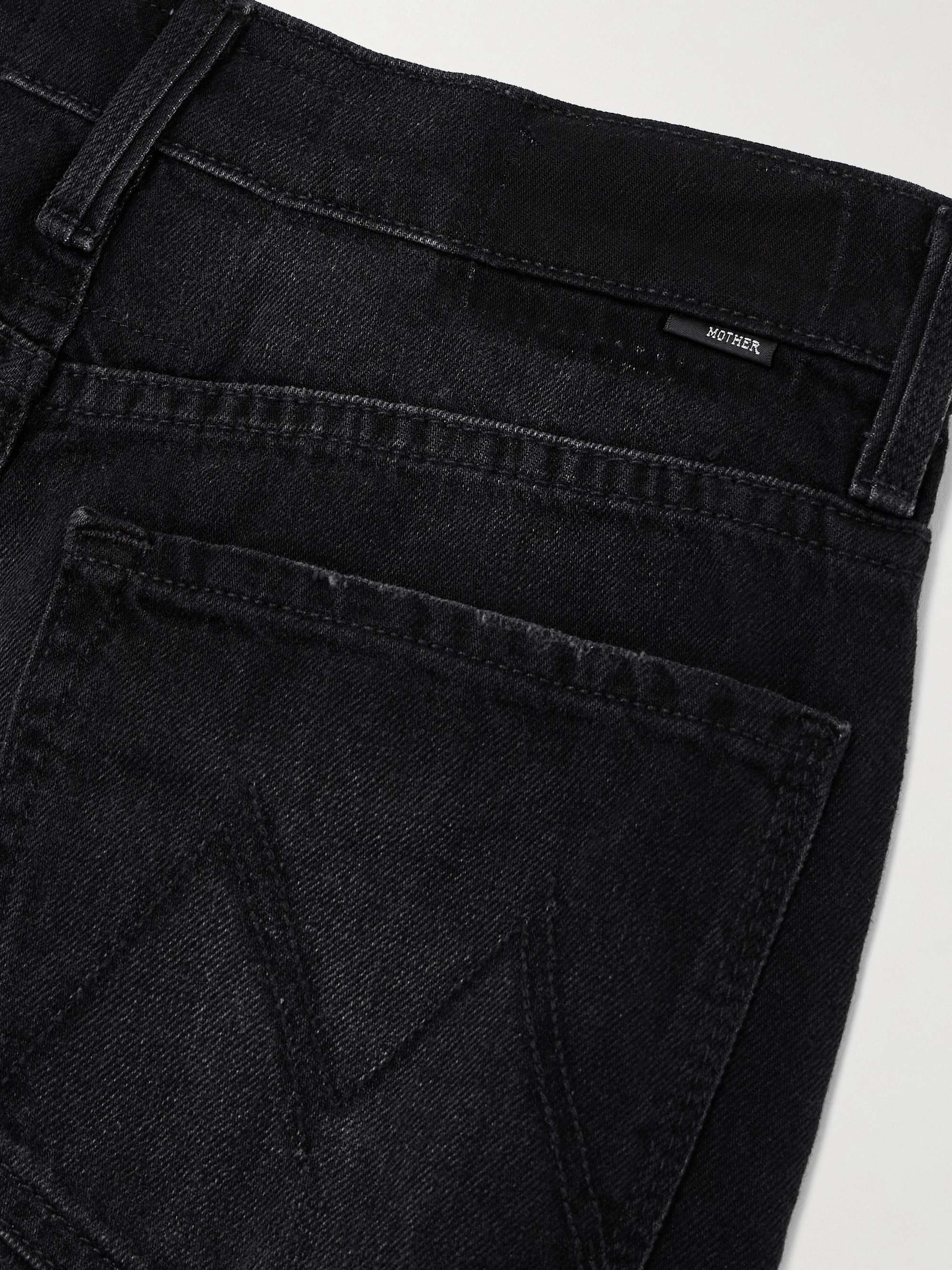The Spinner Zip Sneak high-rise straight-leg jeans view