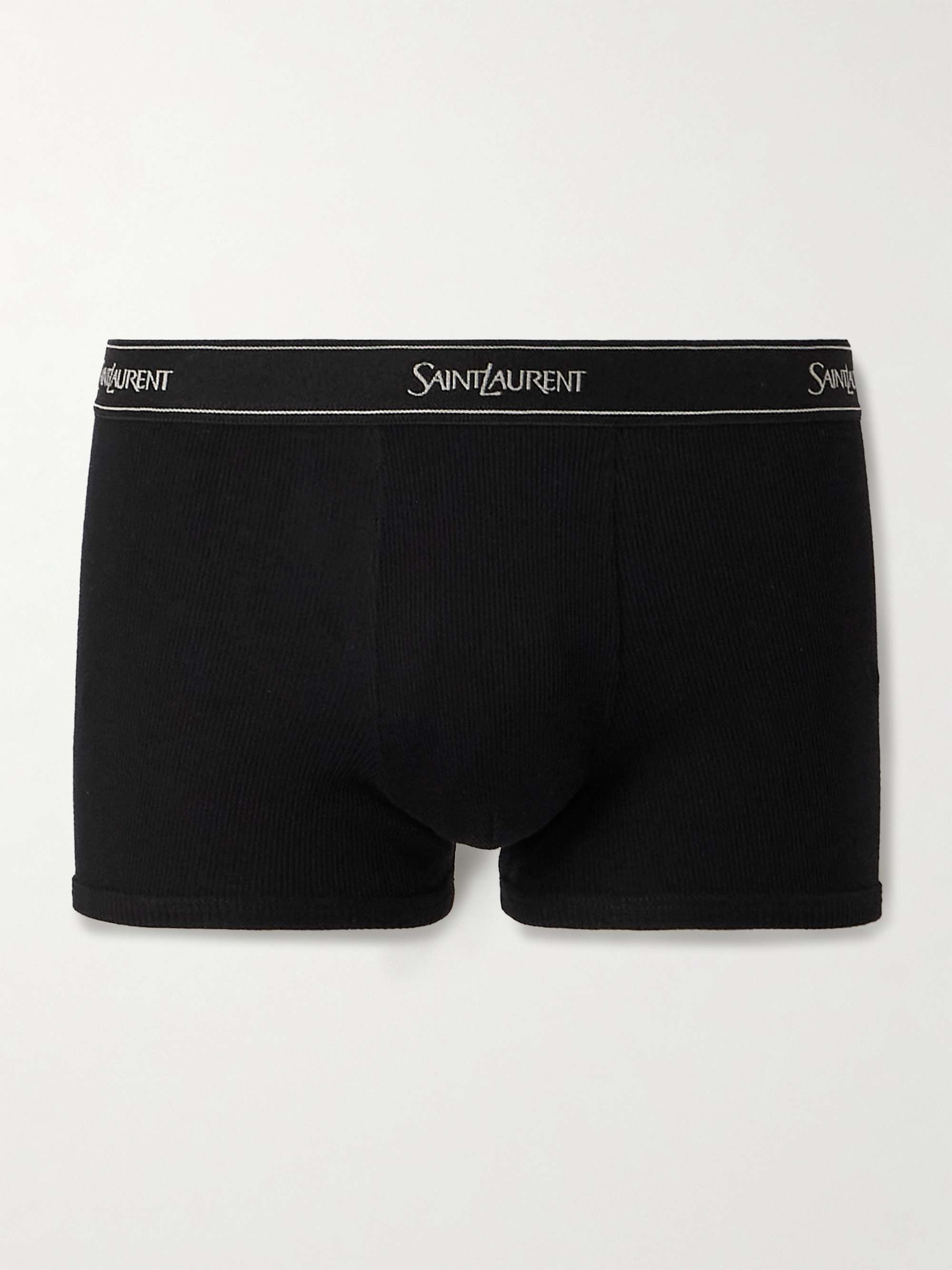 Ribbed Cotton-Jersey Boxer Briefs view