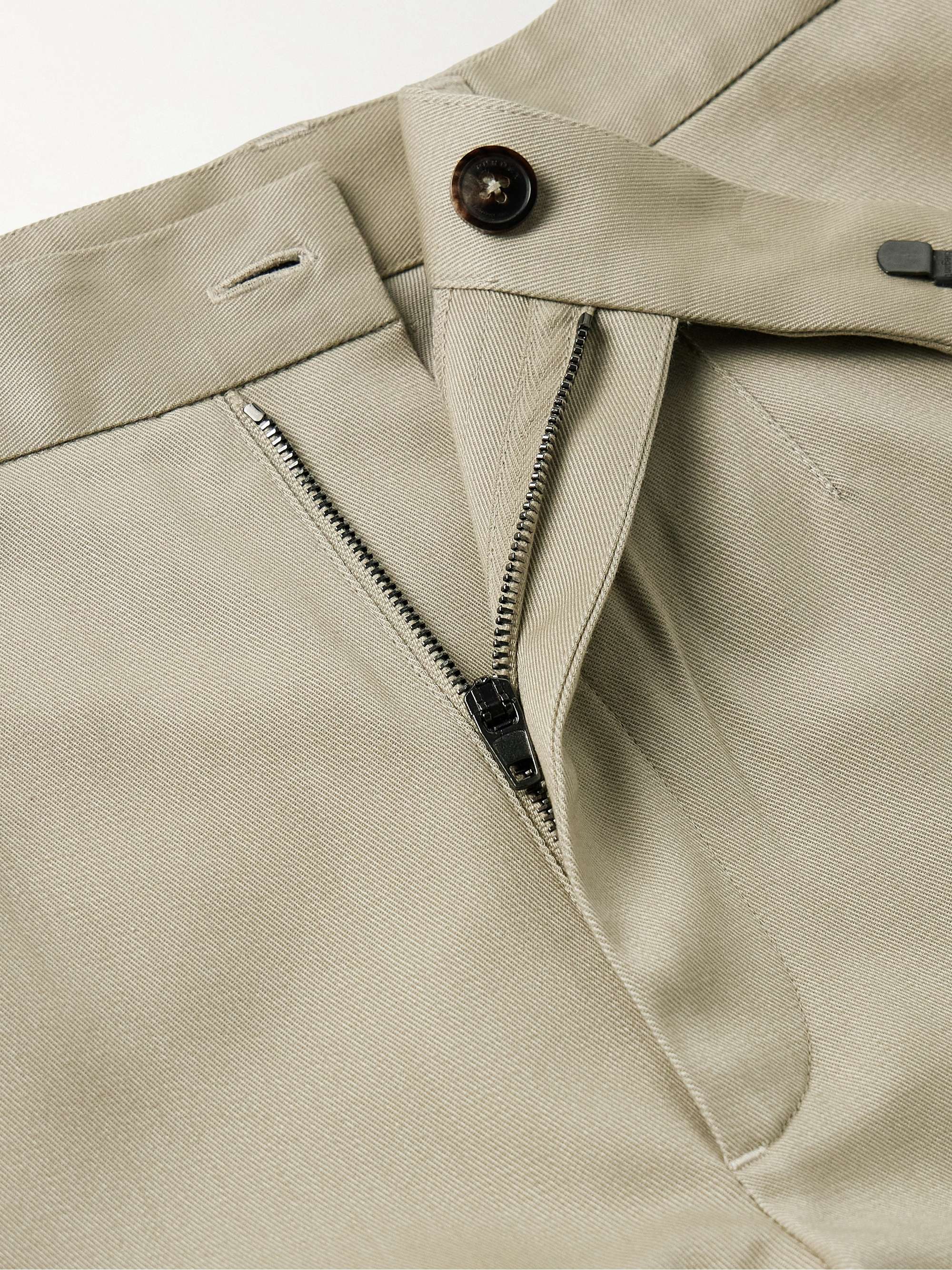 Straight-Leg Stretch-Lyocell Twill Chinos view