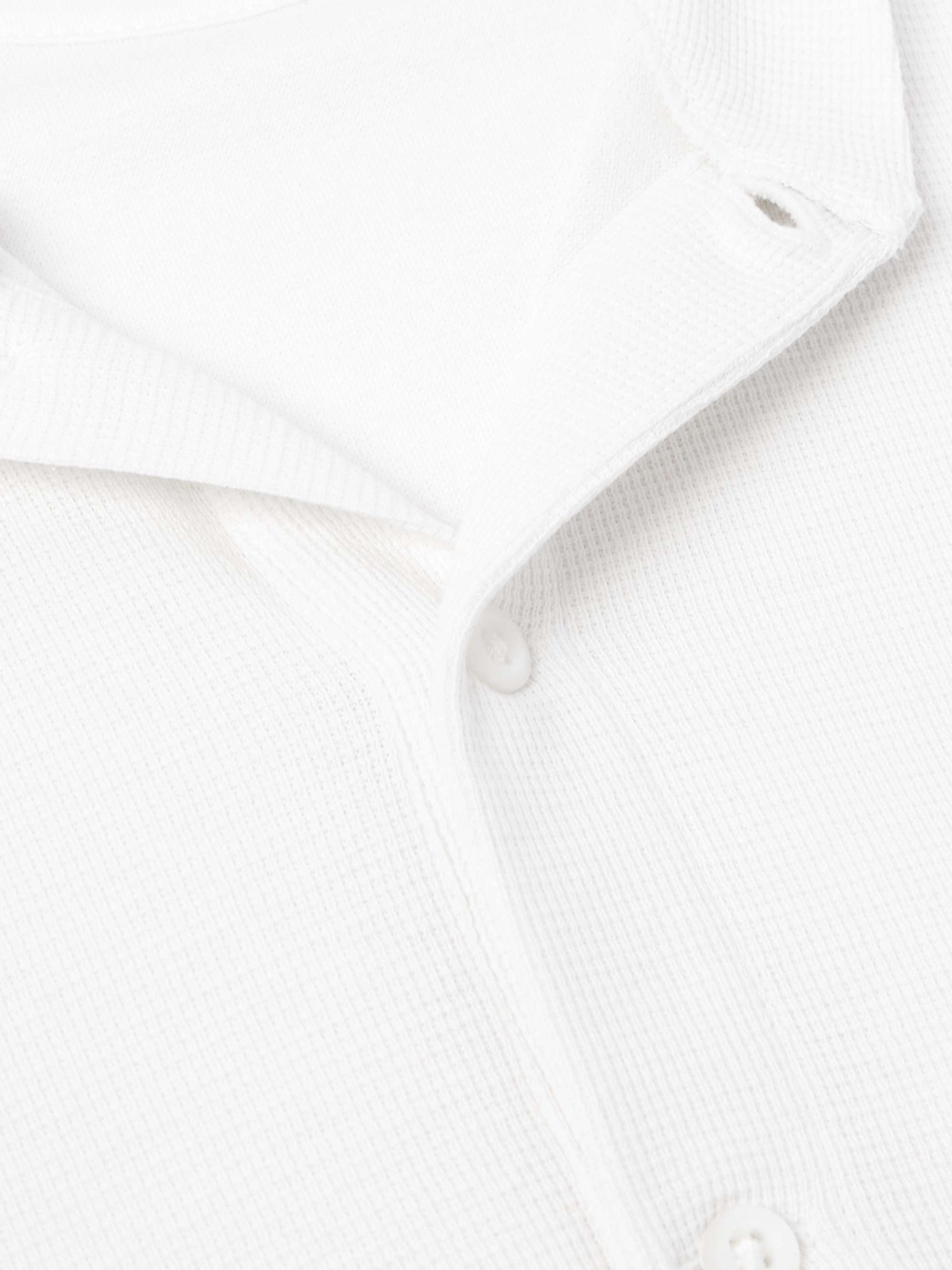 Cotton and Silk-Blend Henley T-Shirt view
