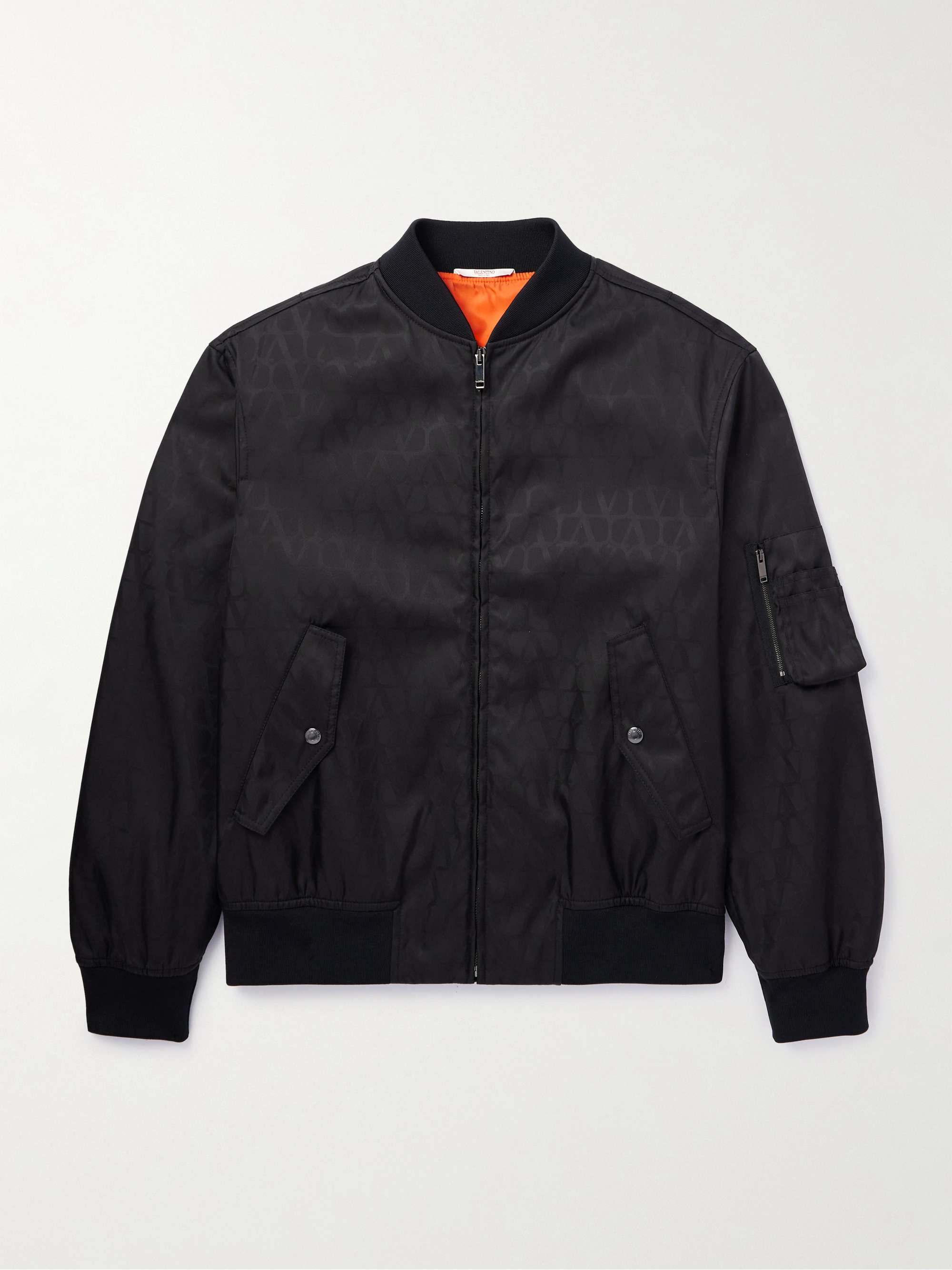 Toile Iconograph Logo-Jacquard Shell Bomber Jacket view