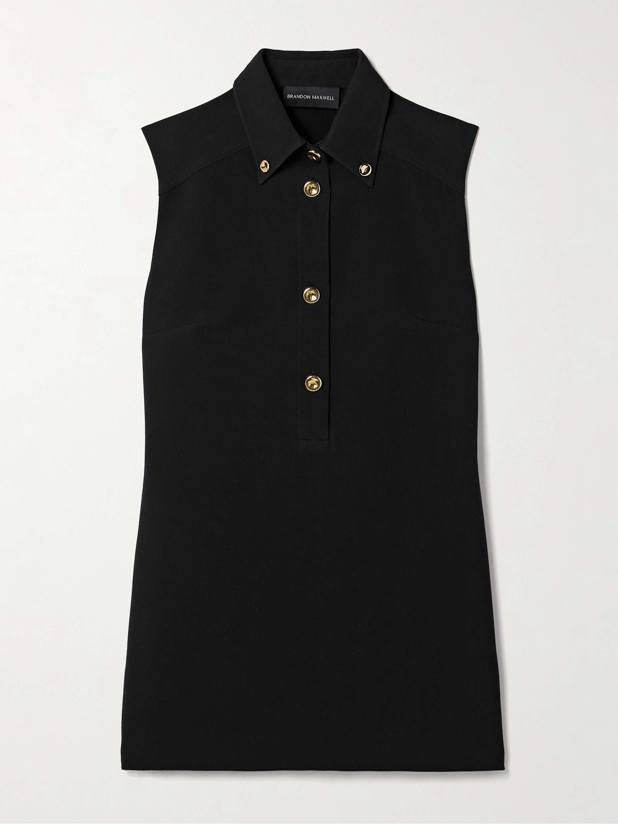 The Belle wool-blend crepe mini dress view