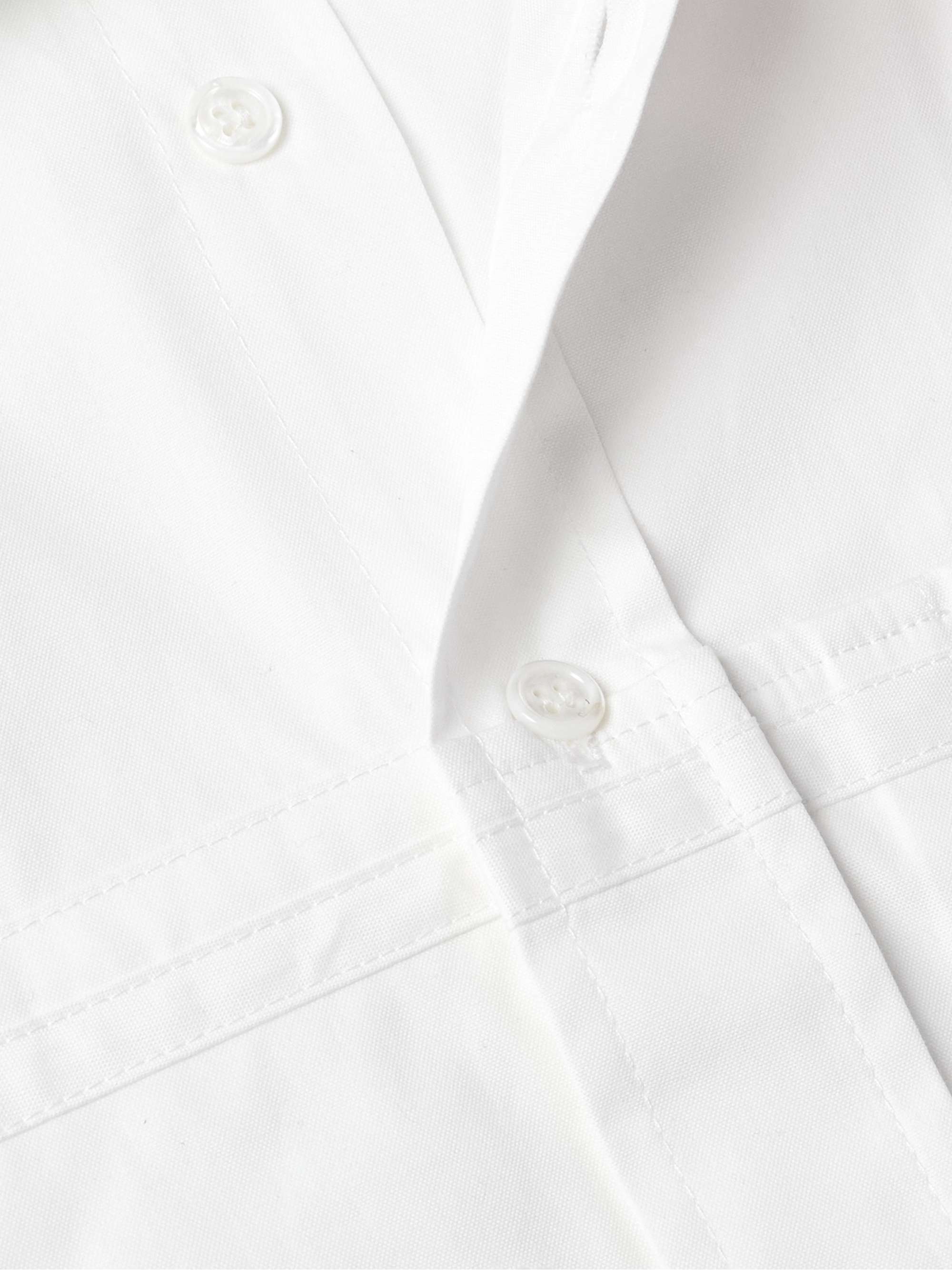 Pit Crew Logo-Embroidered Cotton-Poplin Shirt view