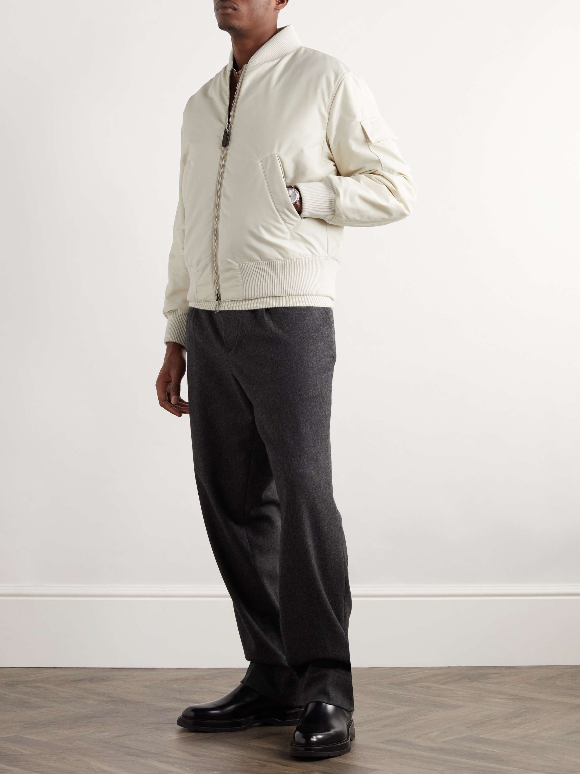 Roys Convertible Twill Bomber Jacket view
