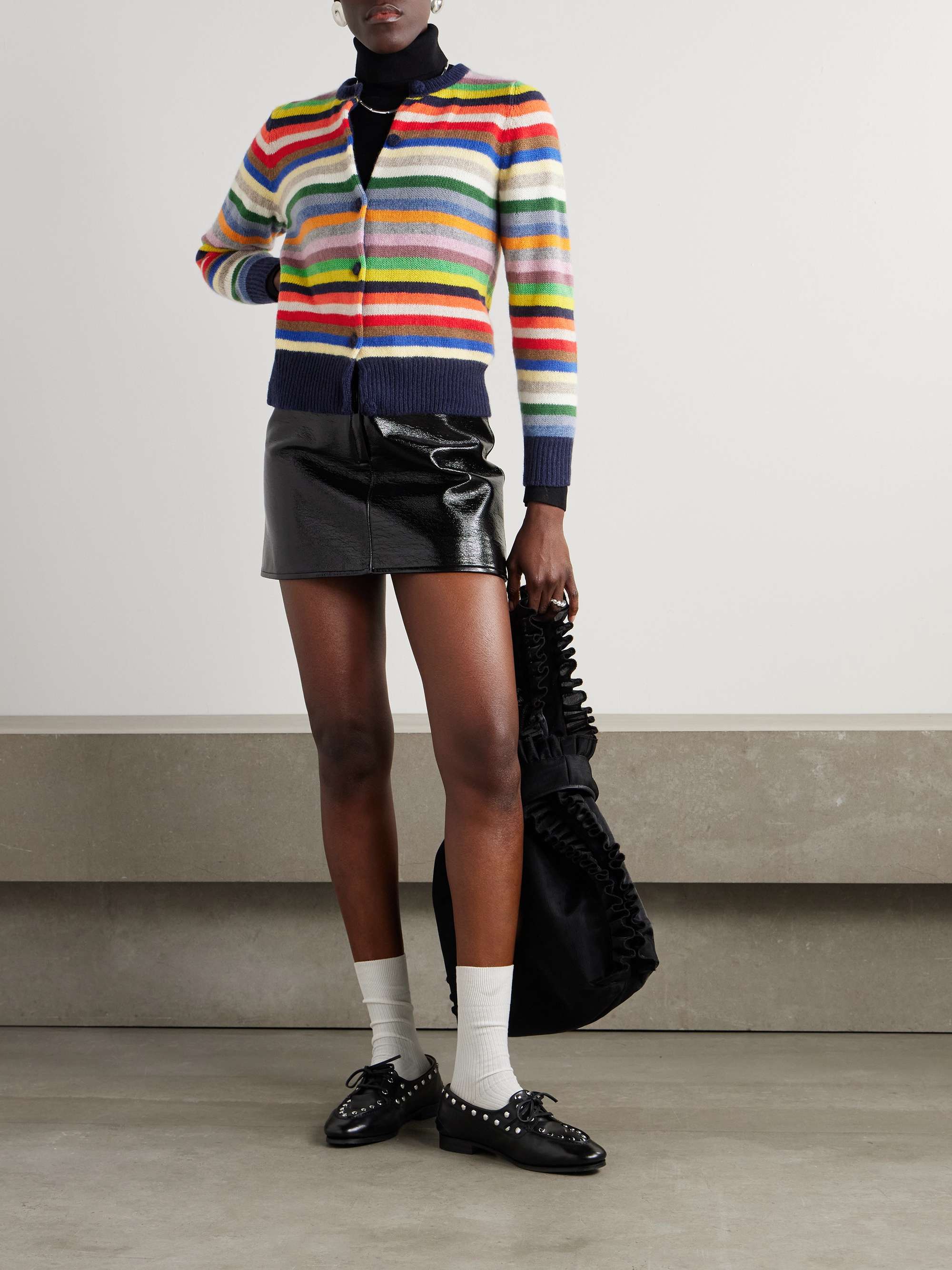 Kadria striped cashmere cardigan view