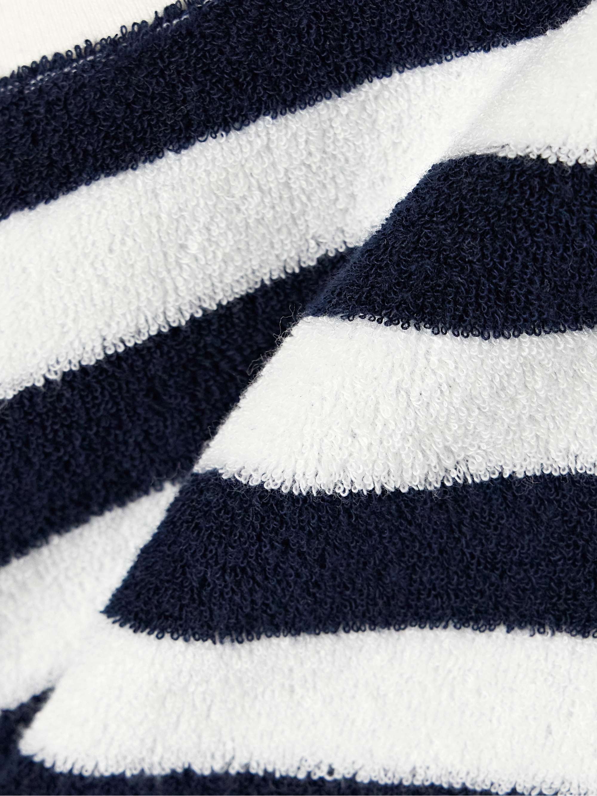 Capri striped cotton-blend terry T-shirt view