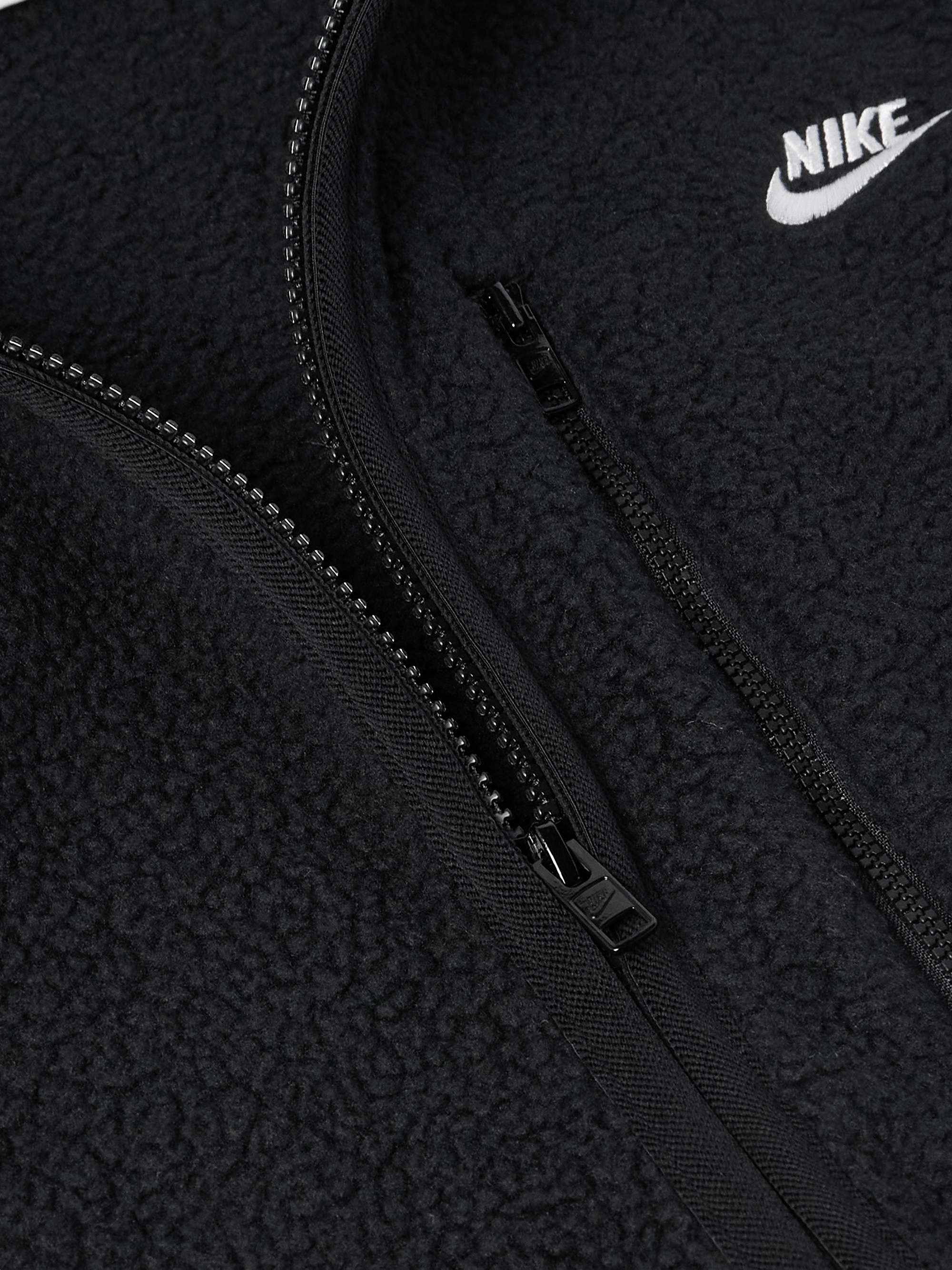 Logo-Embroidered Fleece Gilet view
