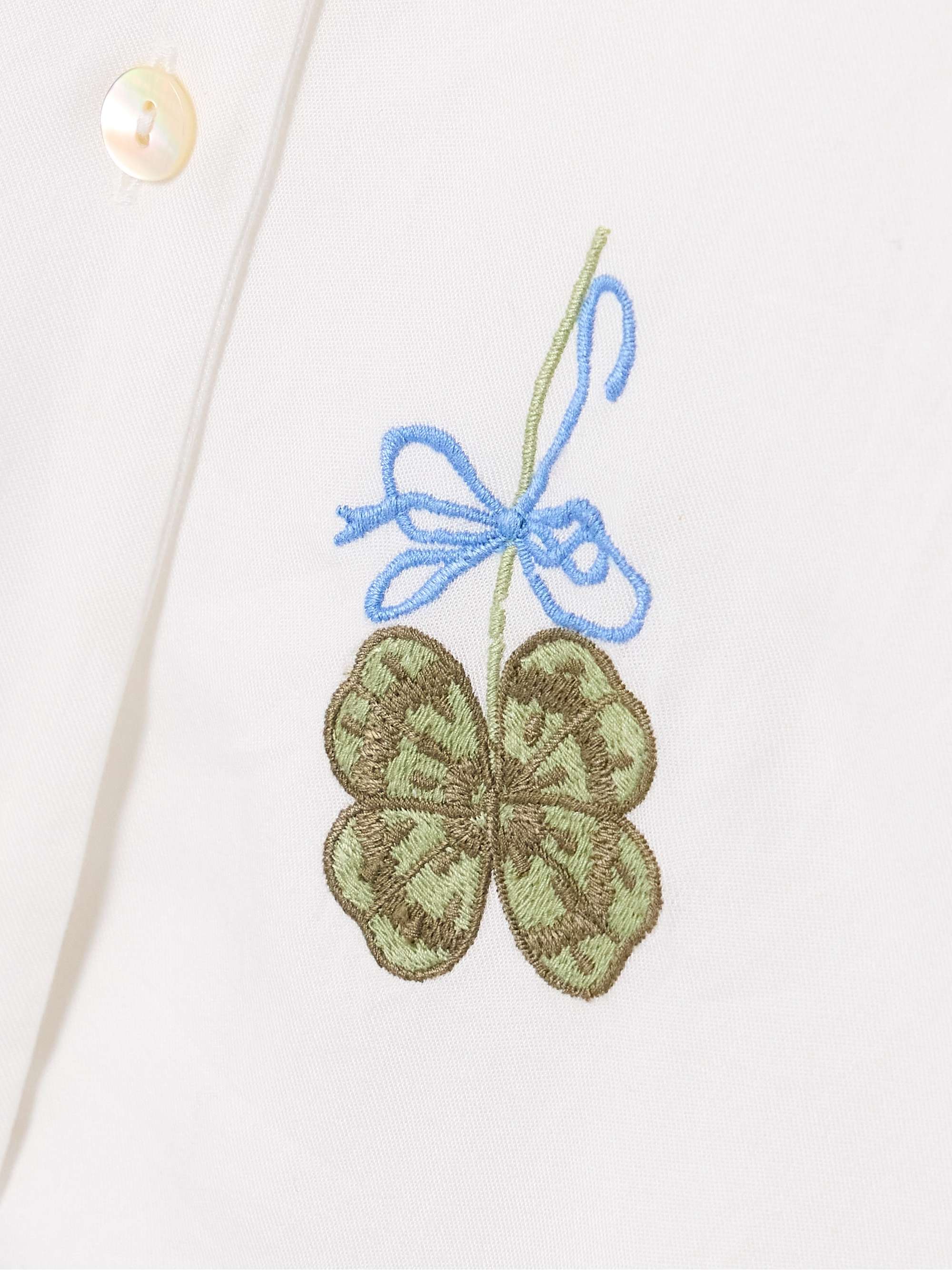 Stevie embroidered TENCEL™-twill shirt view