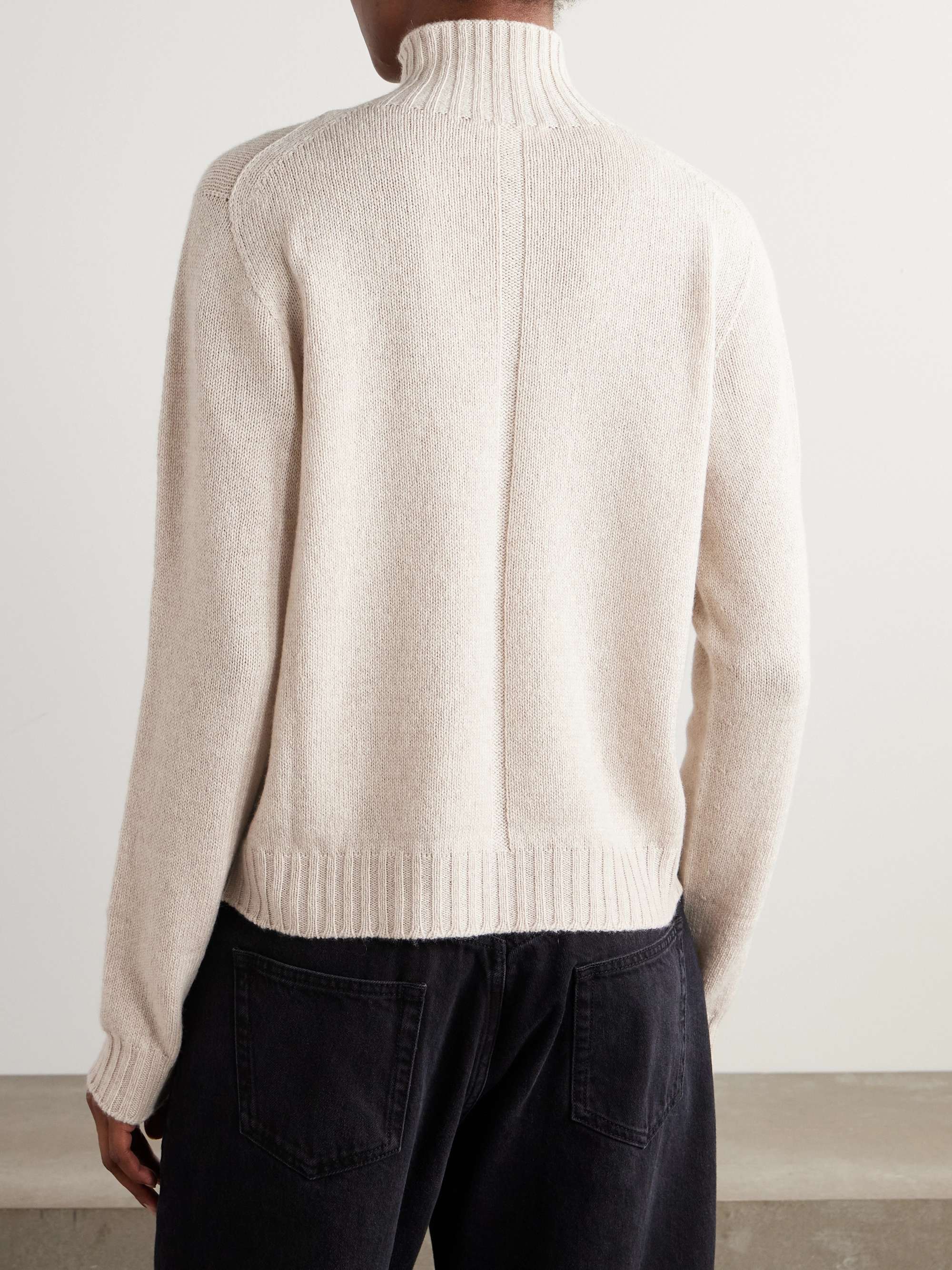 Kensington cashmere turtleneck sweater view