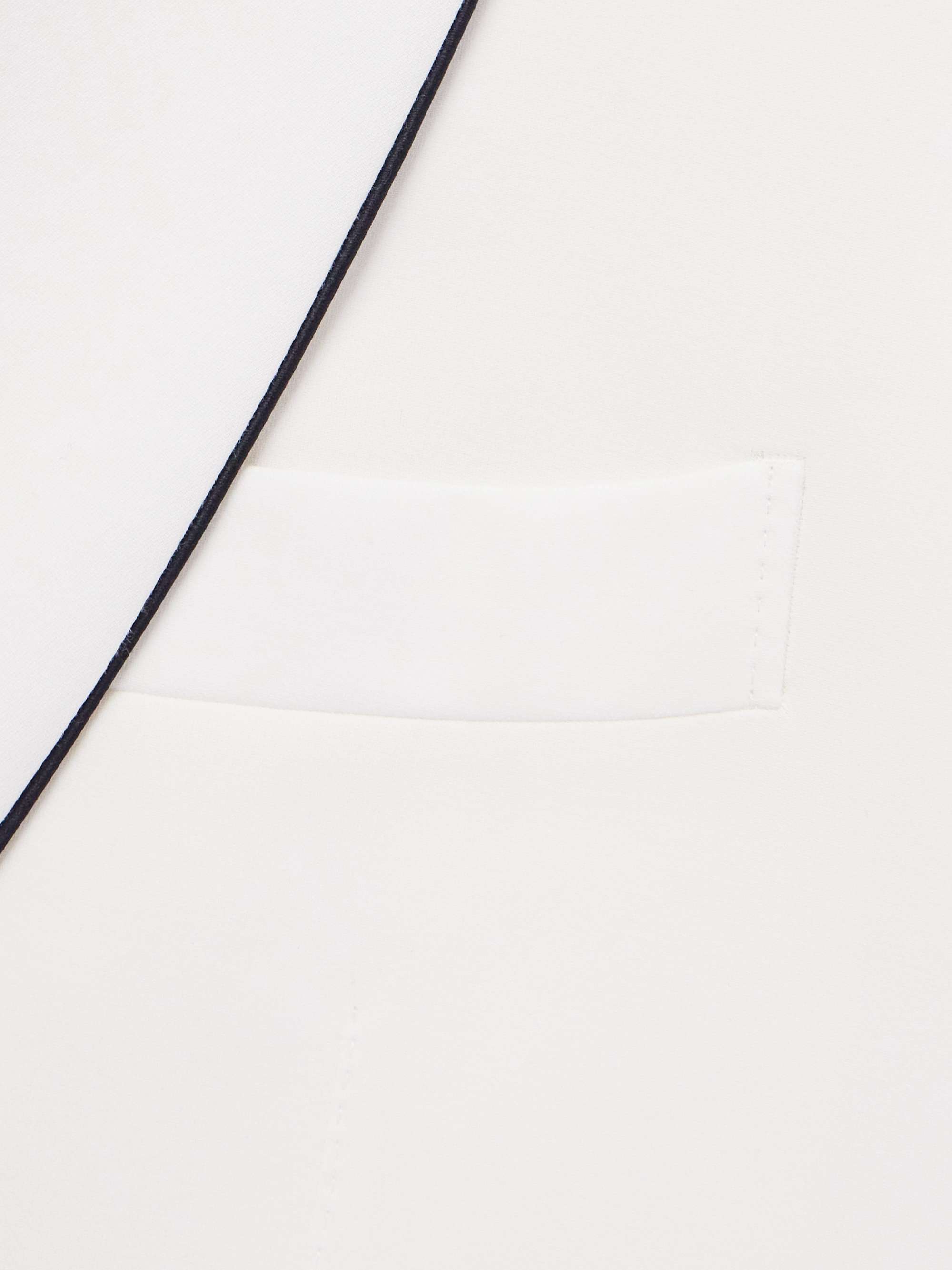Double-Breasted Cotton Tuxedo Jacket view