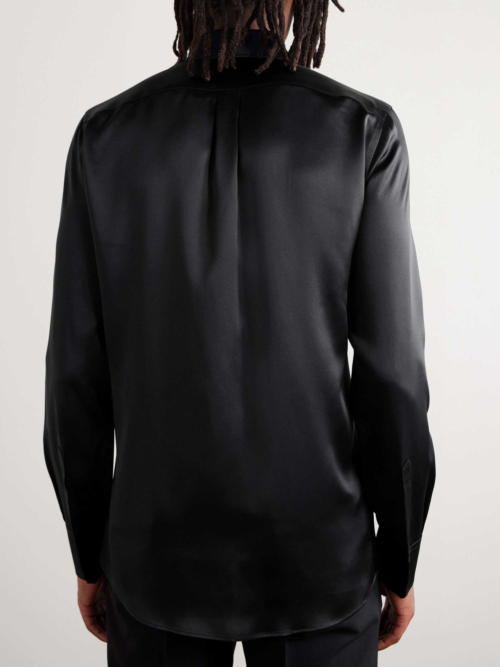 Martini Silk-Satin Shirt view