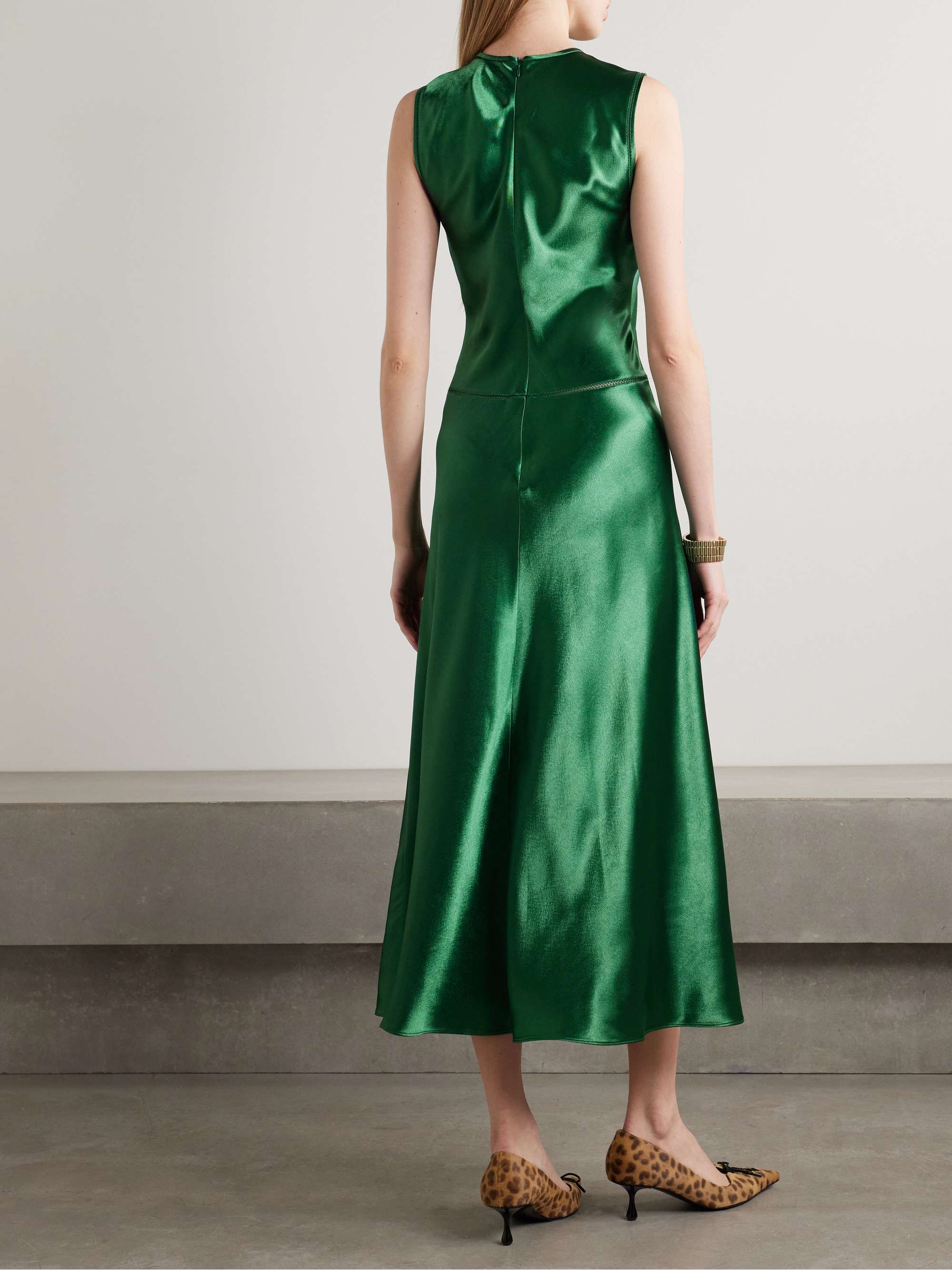 Lisbet satin midi dress view