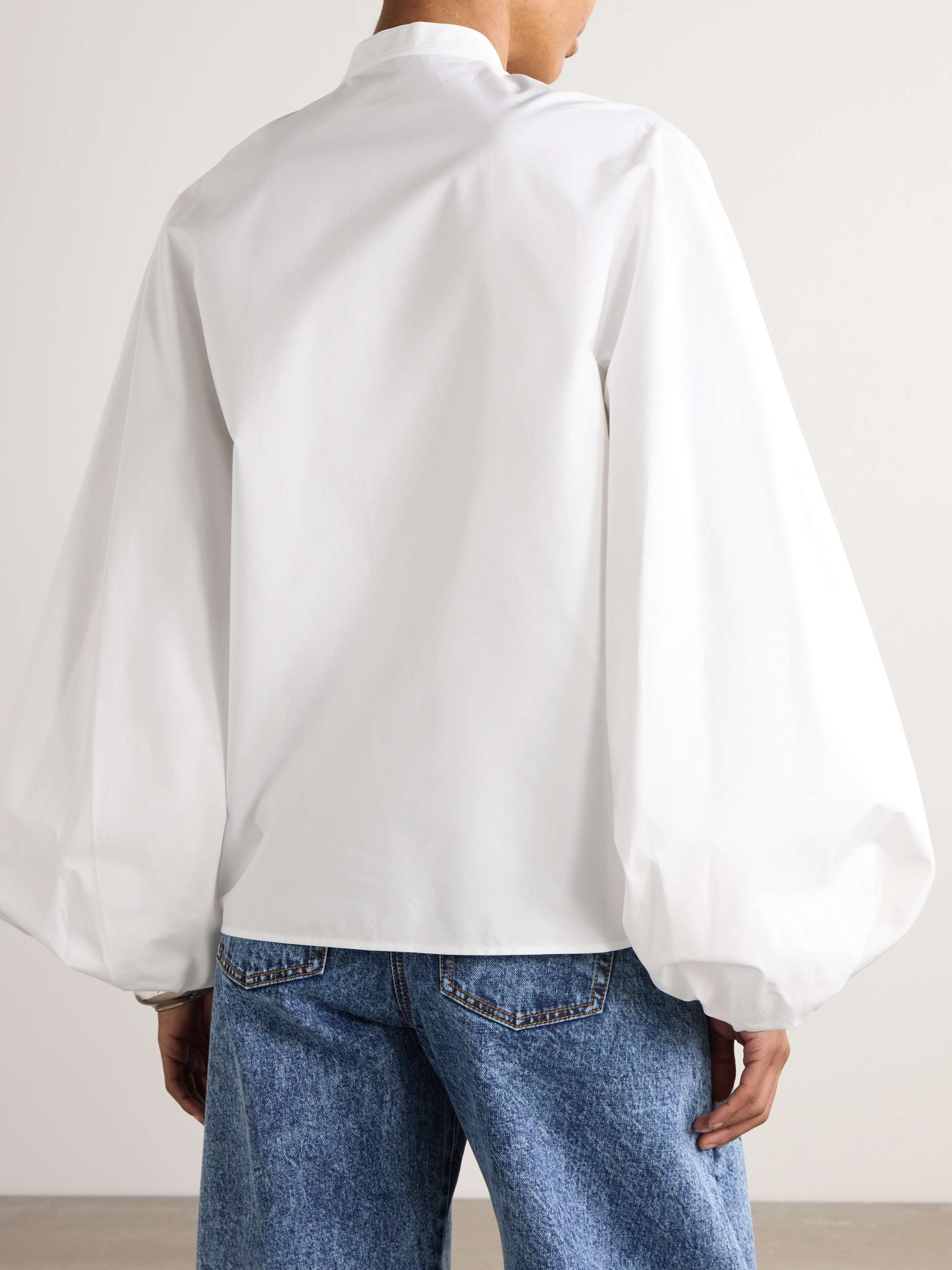 Cotton-poplin blouse view