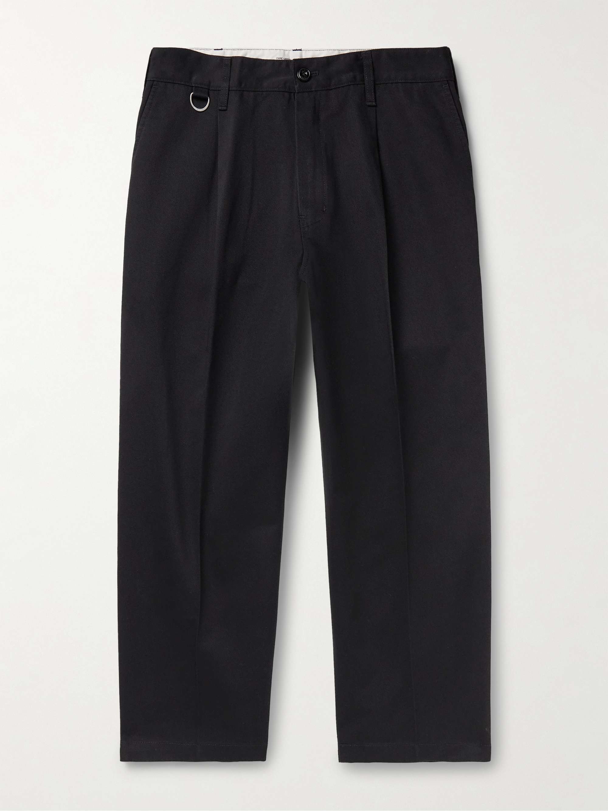 + Dickies® Straight-Leg Cropped Pleated Twill Trousers view