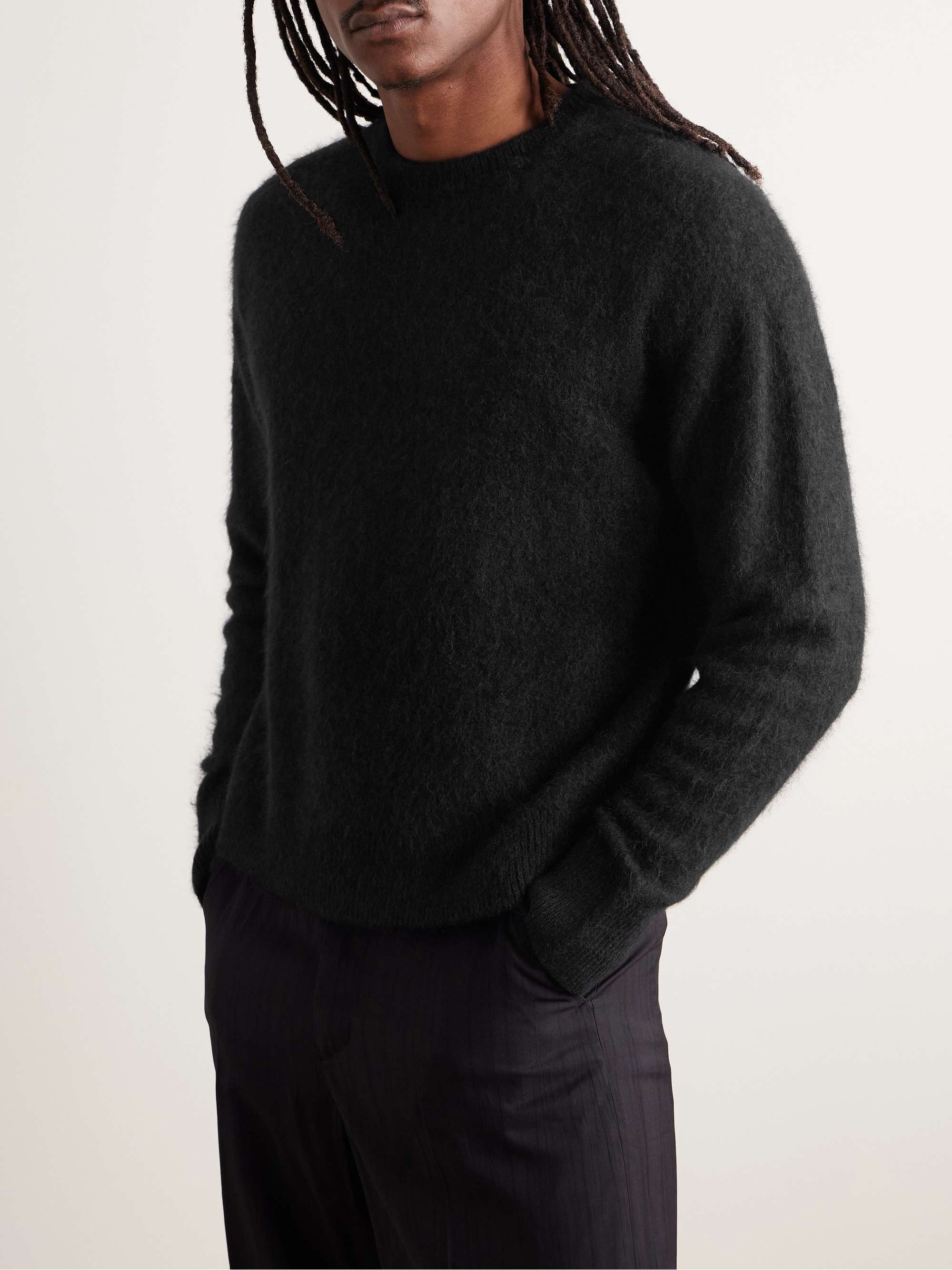 Brushed Royal Alpaca Sweater view