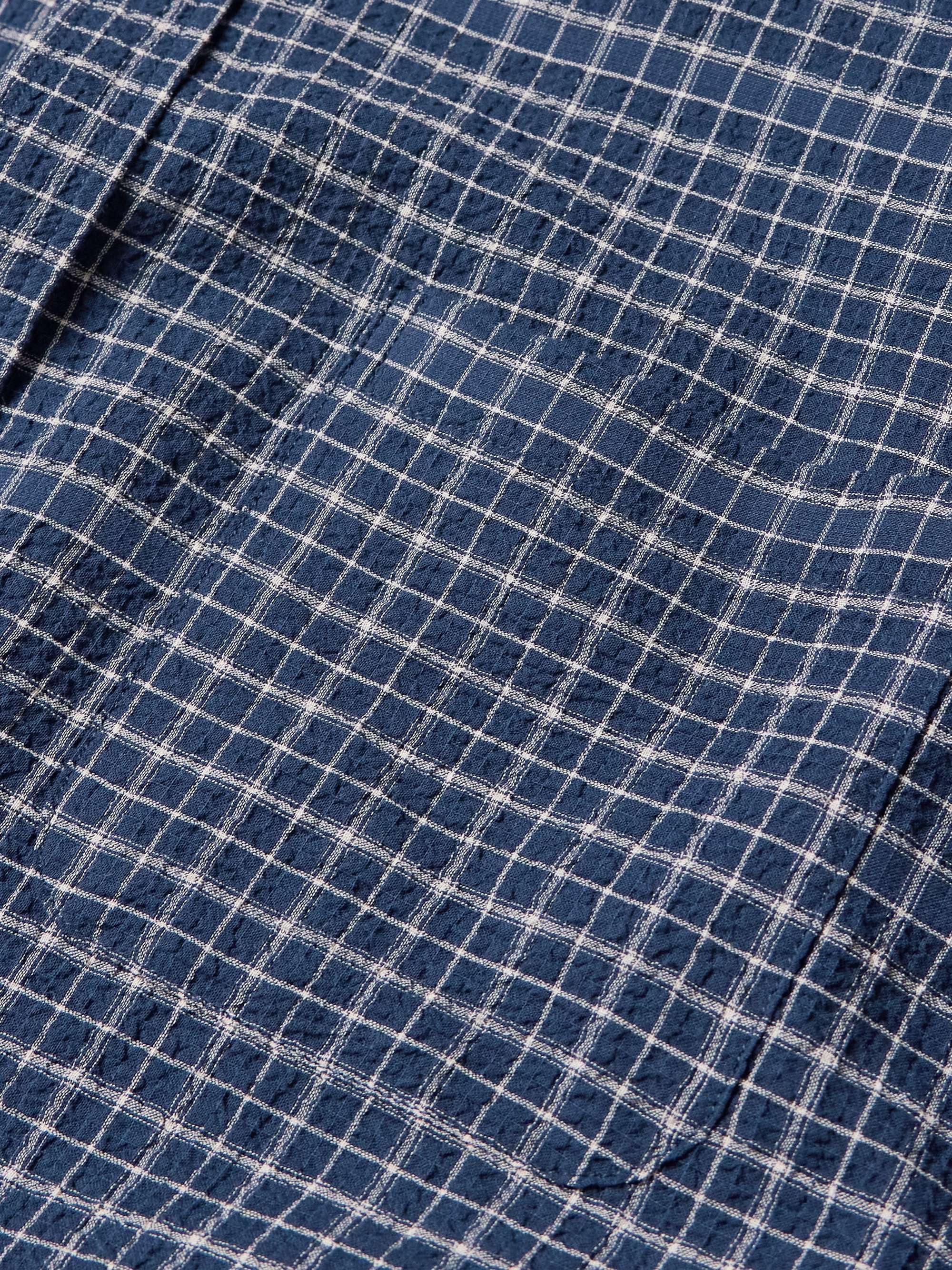 Checked Organic Cotton-Blend Shirt view