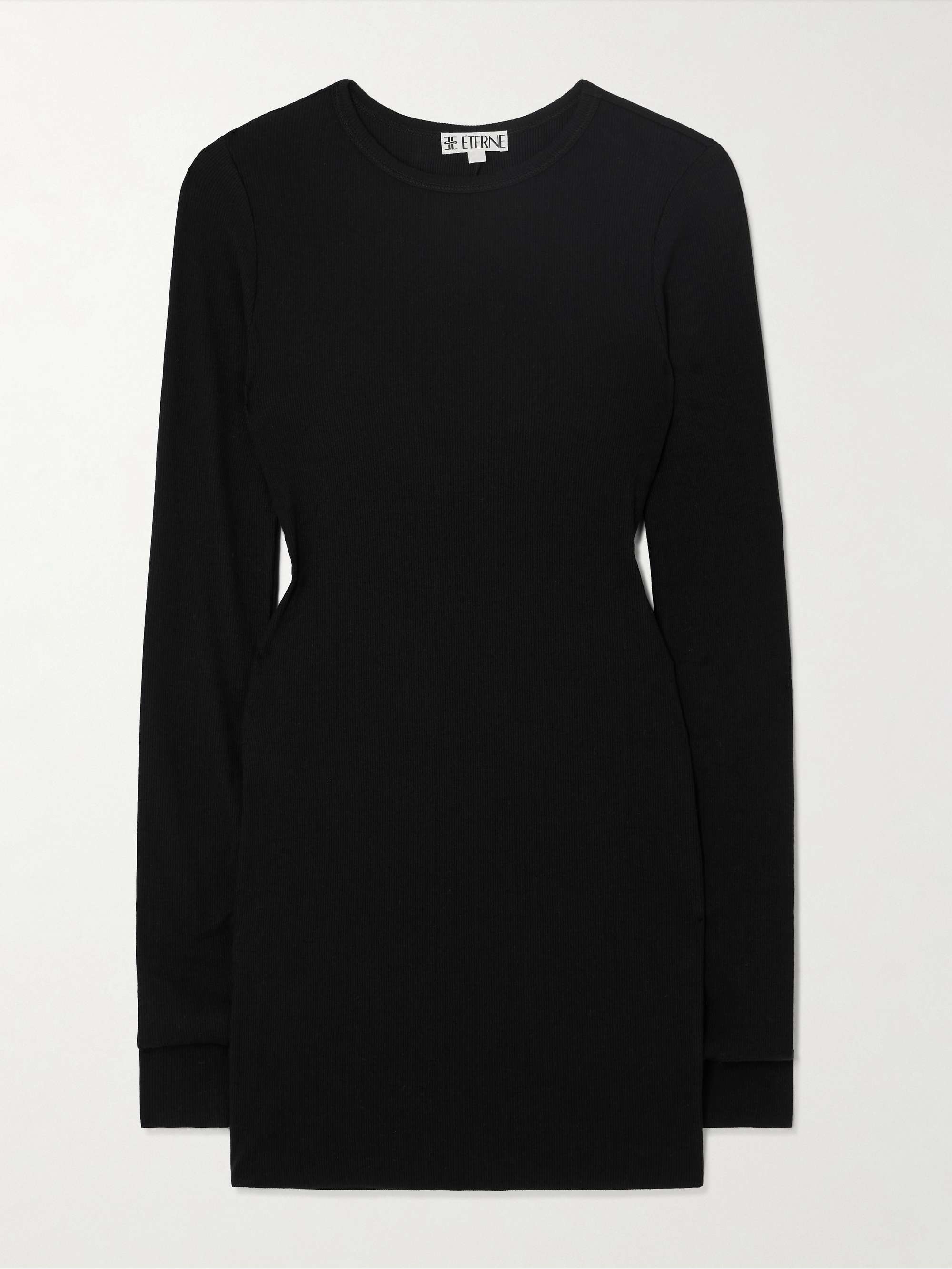 Ribbed stretch-jersey mini dress view