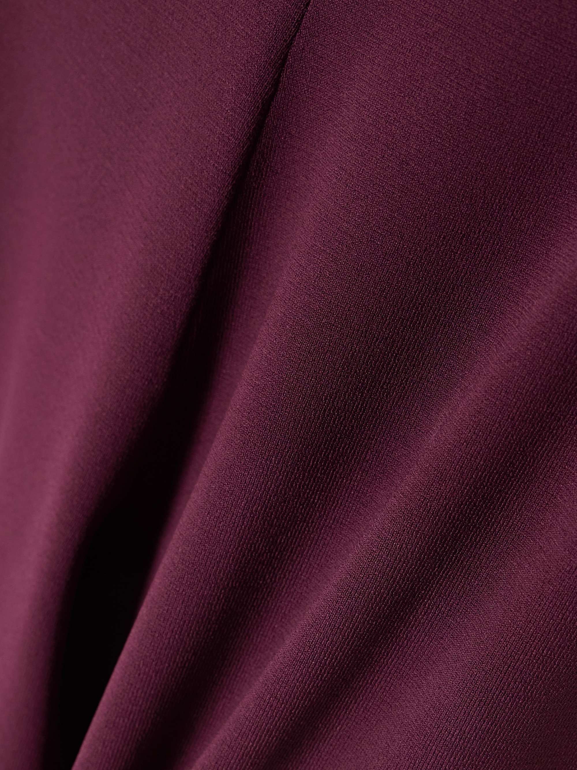Cropped jersey flared pants view
