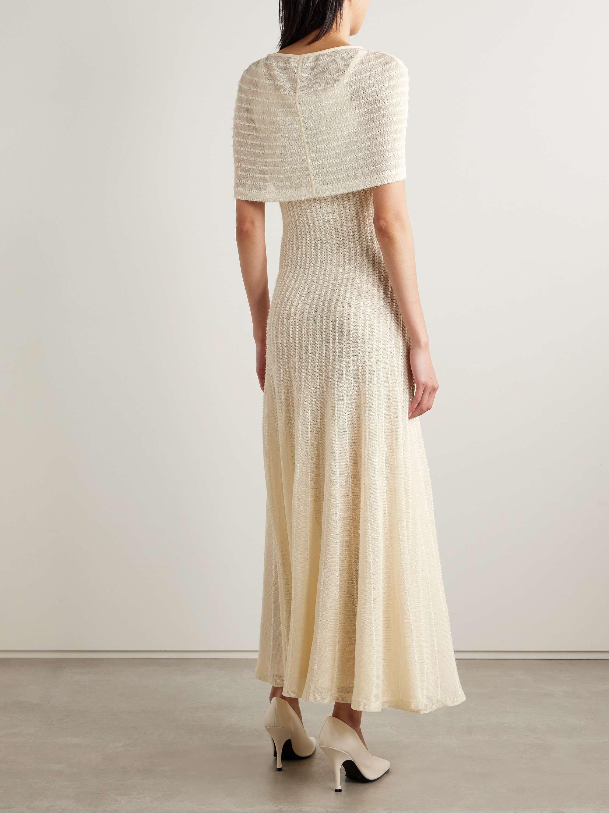 Thora pointelle-knit midi dress view