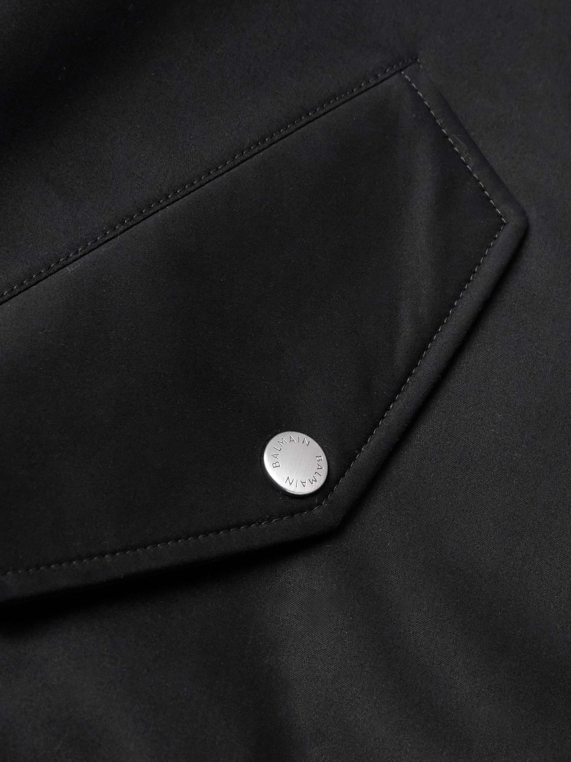 Cotton-Blend Jersey Bomber Jacket view