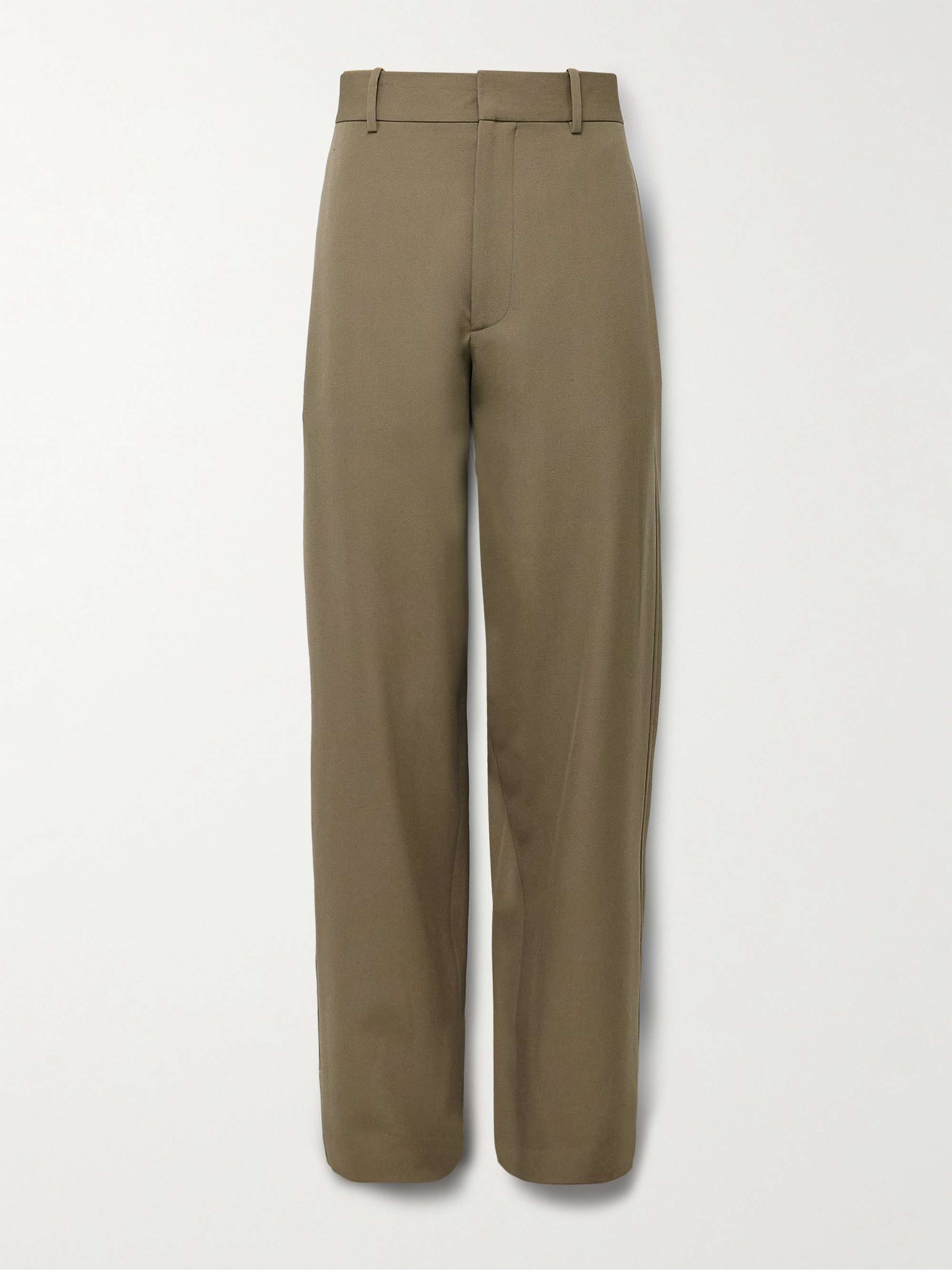 Berkel Tapered Wool-Twill Trousers view