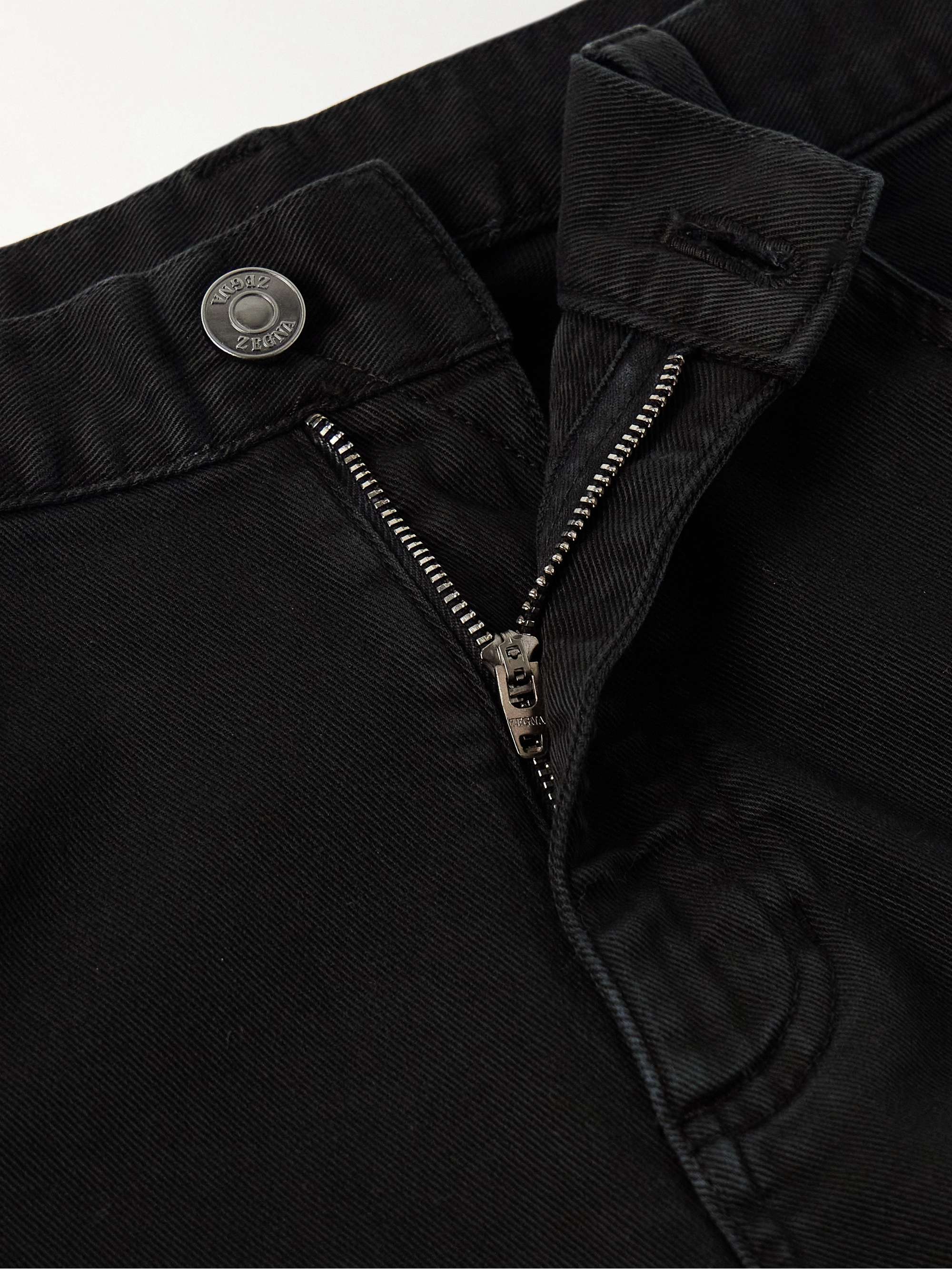 Roccia Slim-Fit Cotton-Blend Twill Trousers view