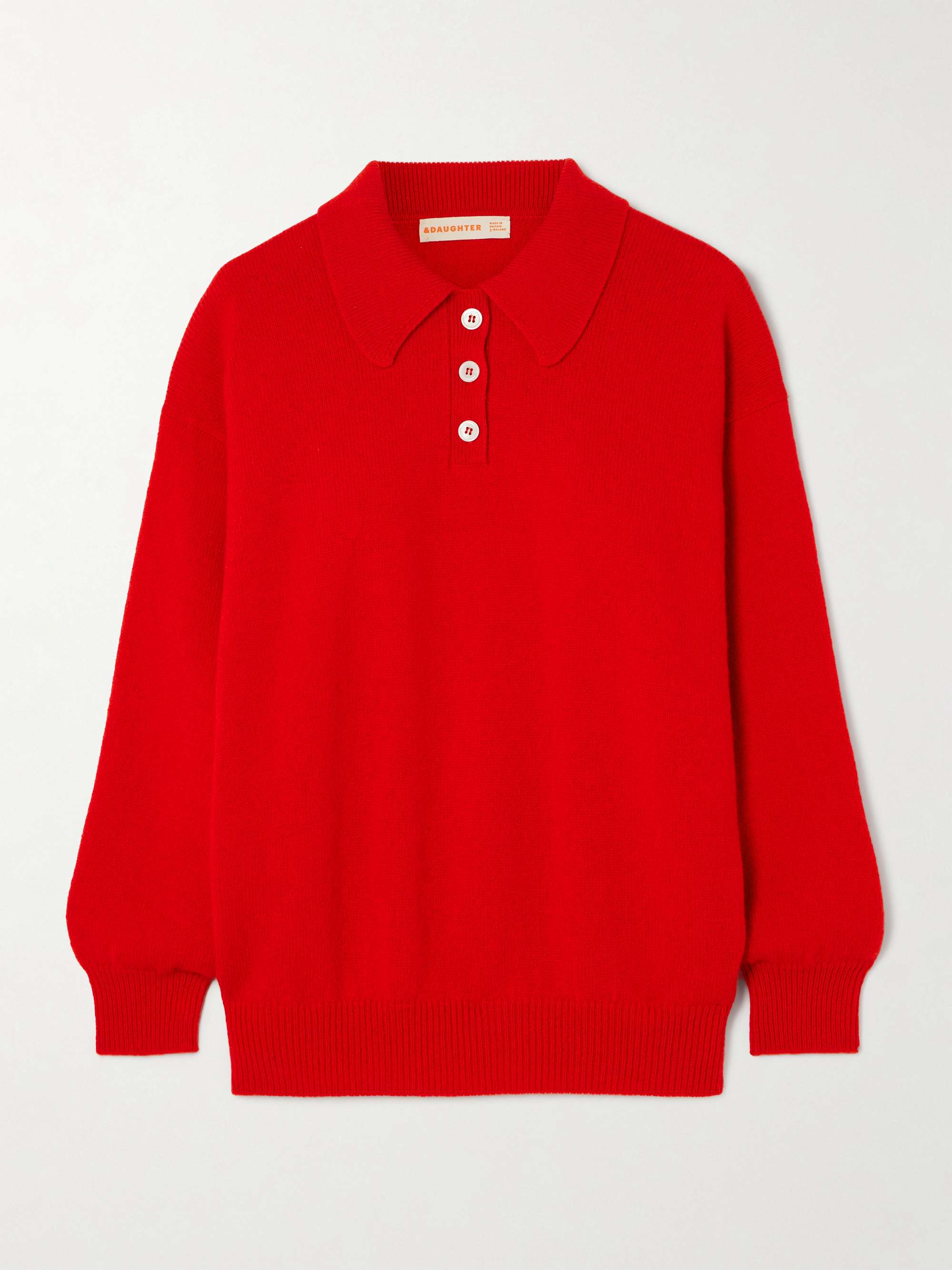 Edith wool polo sweater view