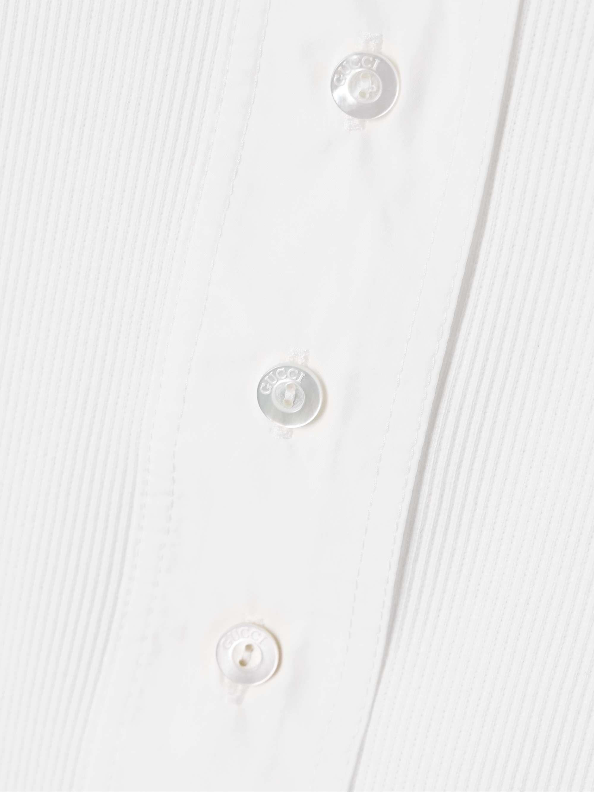 Poplin-trimmed ribbed stretch-cotton top view