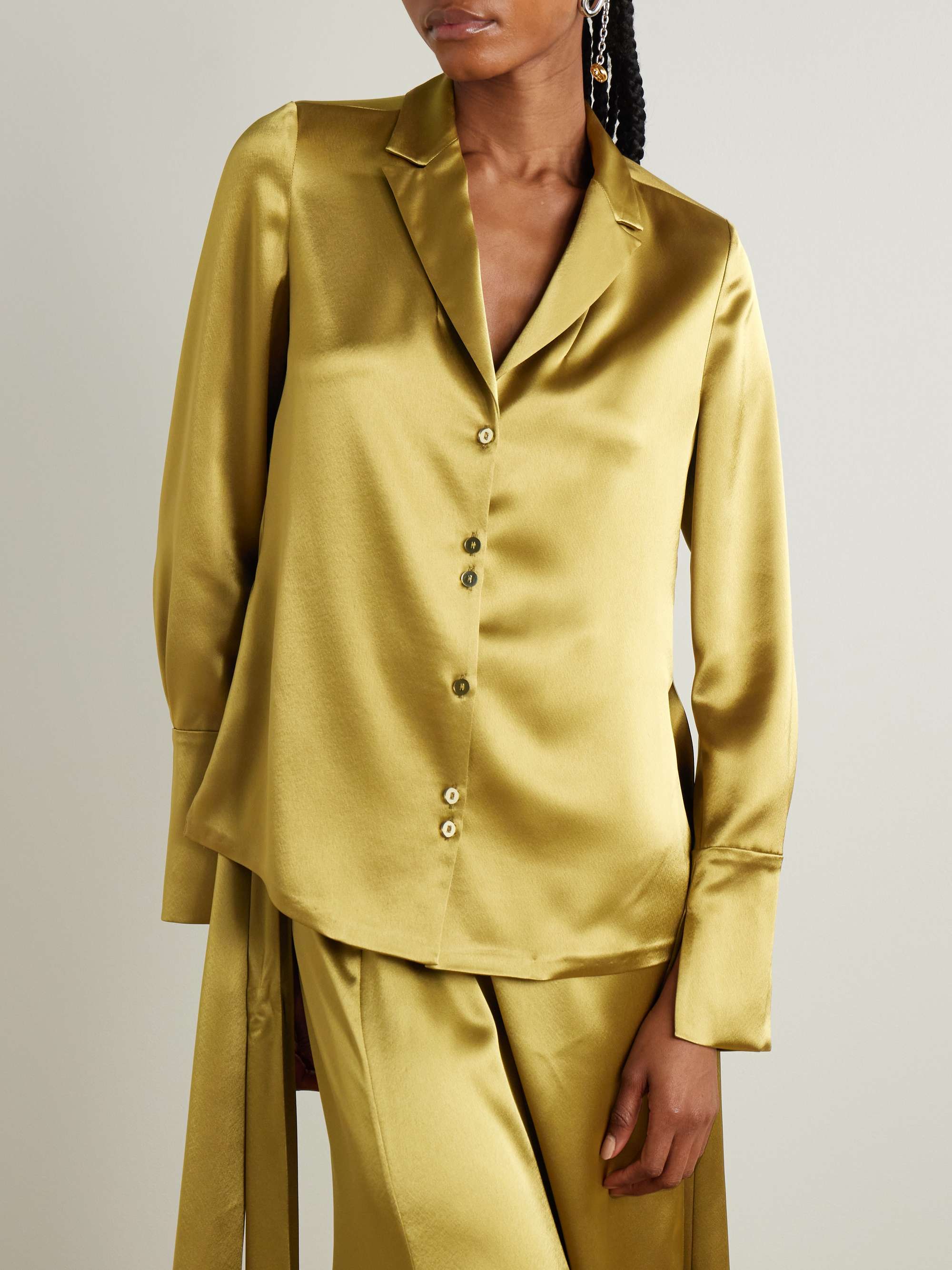 Detour satin shirt view