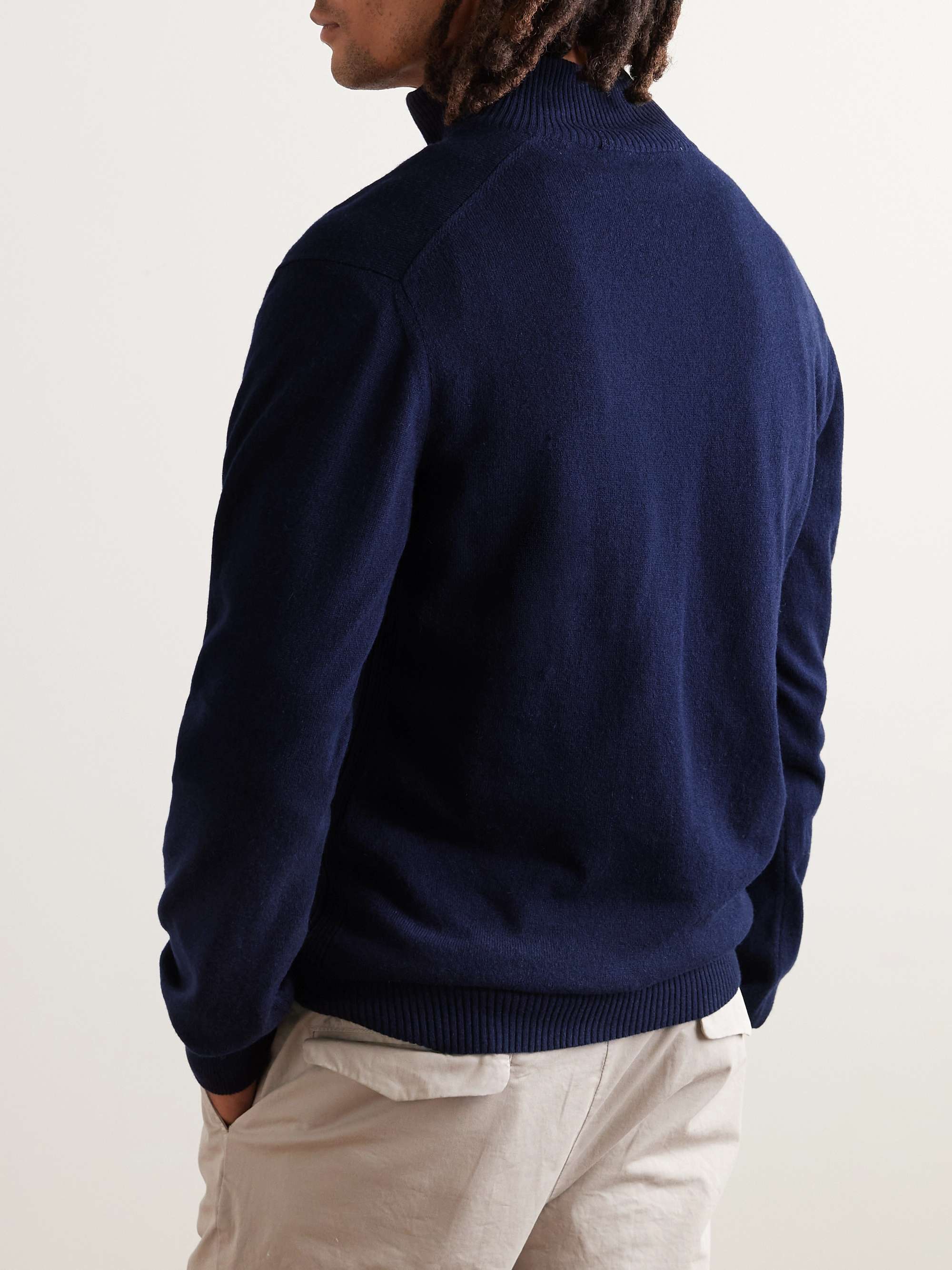 Hoyt Cashmere Half-Zip Sweater view