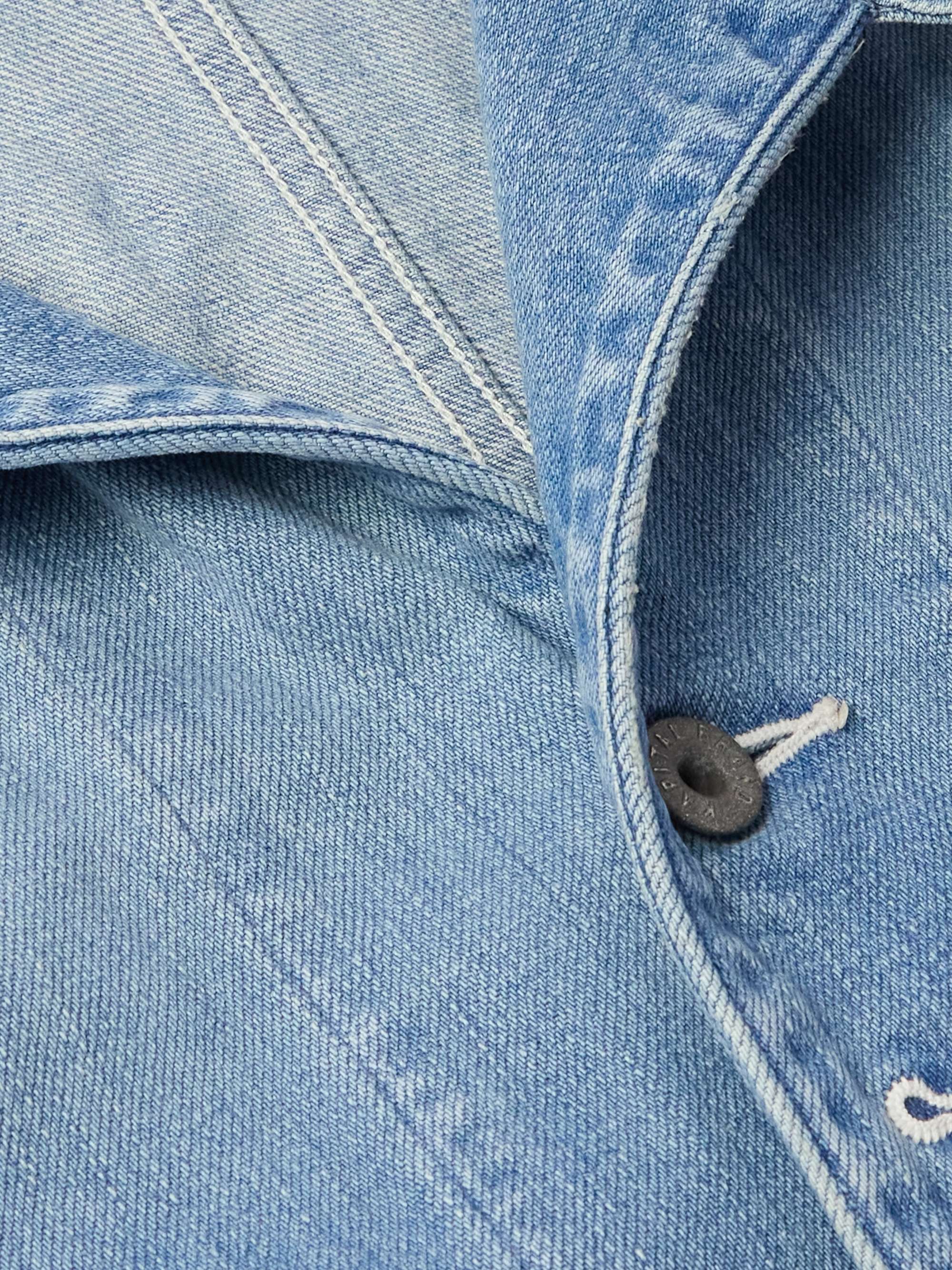Cactus Panelled Denim Jacket view