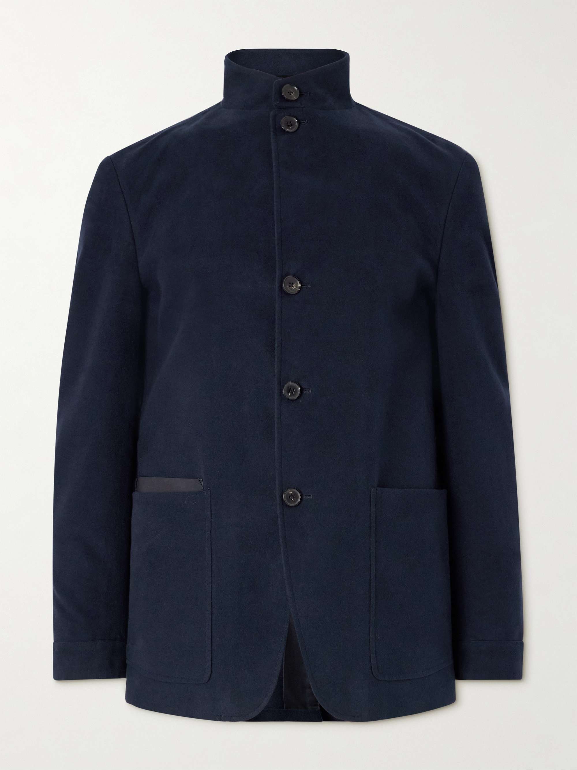 Cotton and Cashmere-Blend Moleskin Jacket view