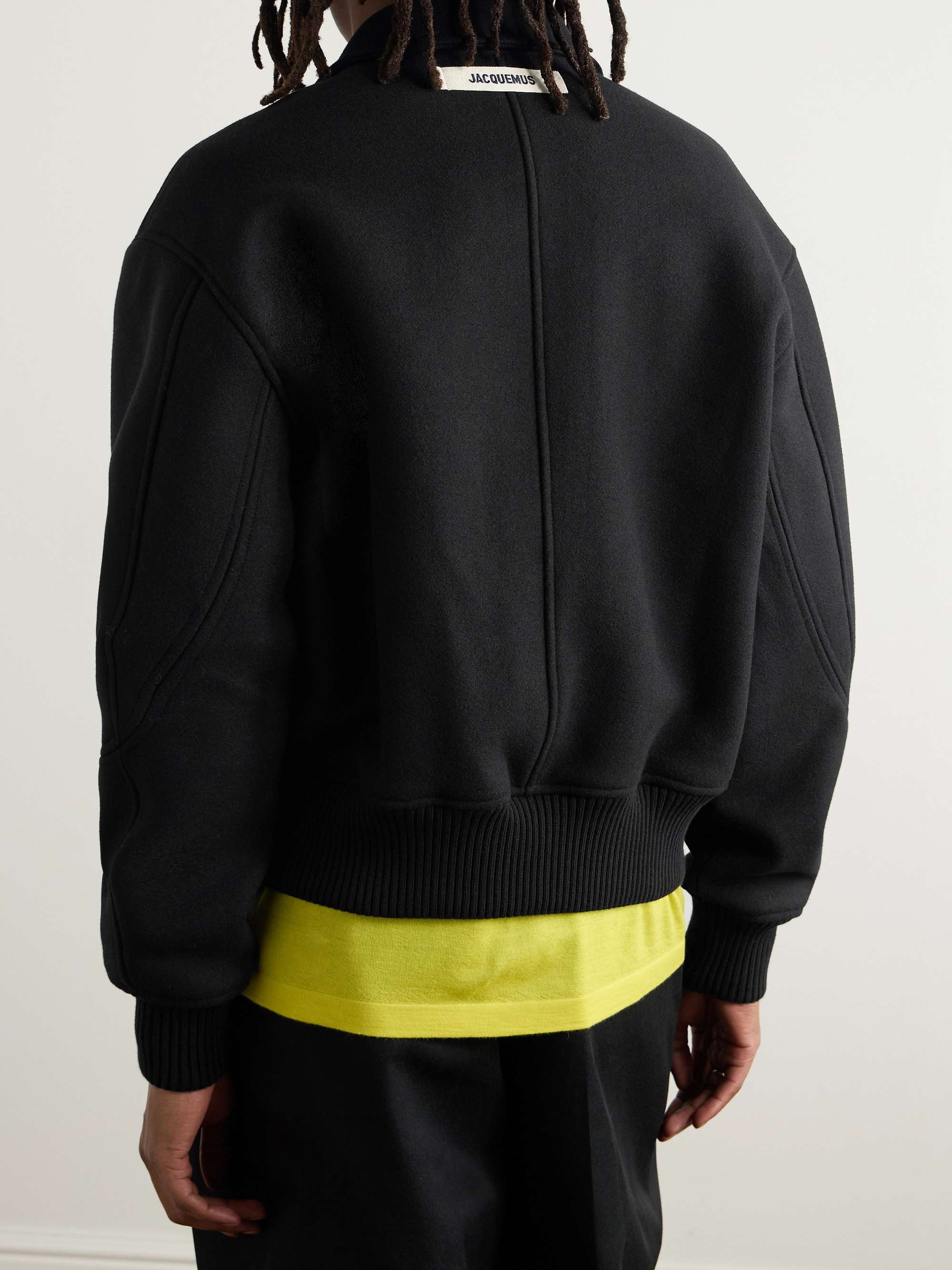 Feltro Wool-Felt Bomber Jacket view