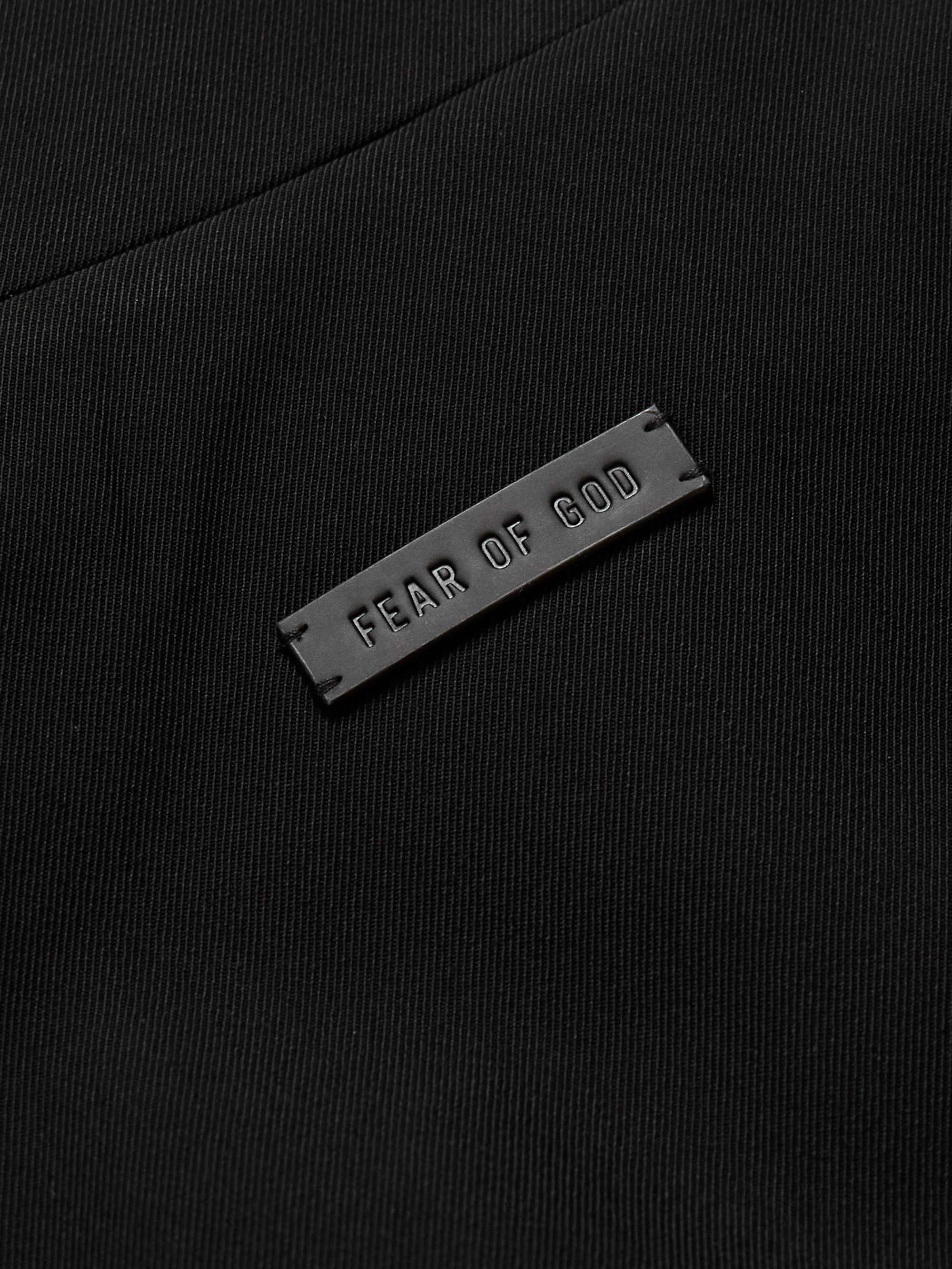 Oversized Padded Wool and Cotton-Blend Twill Bomber Jacket view