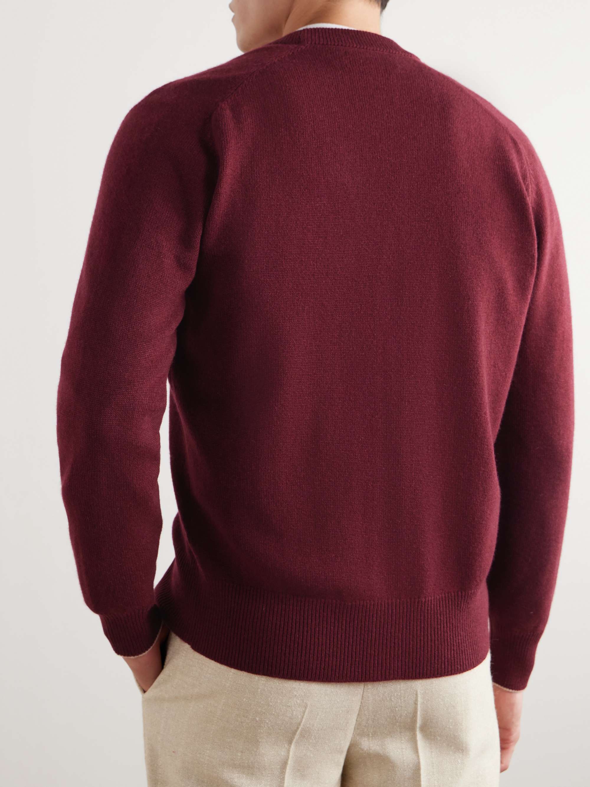 Slim-Fit Cashmere Cardigan view
