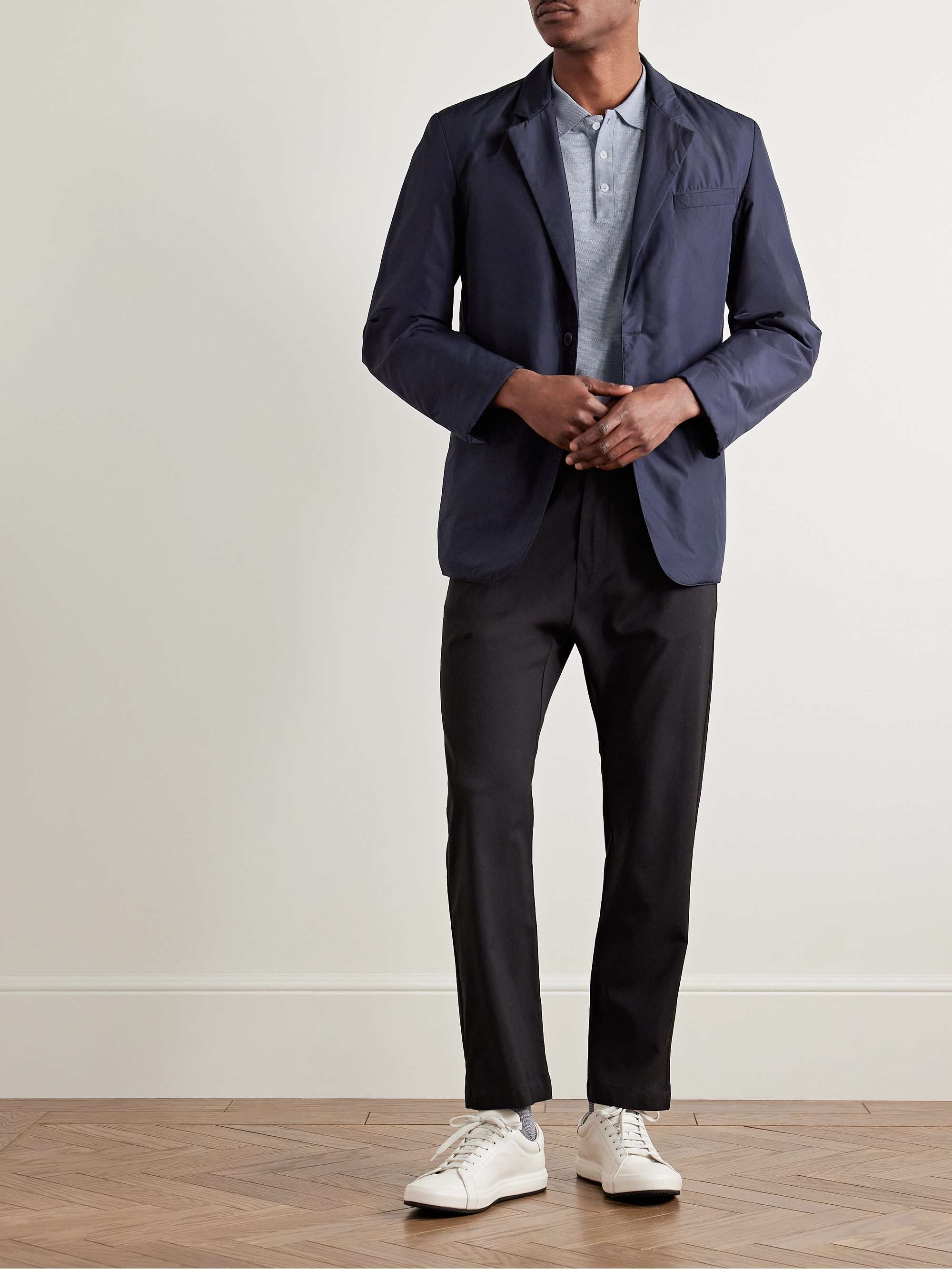 Barnes Stretch-Cotton and Modal-Blend Polo Shirt view