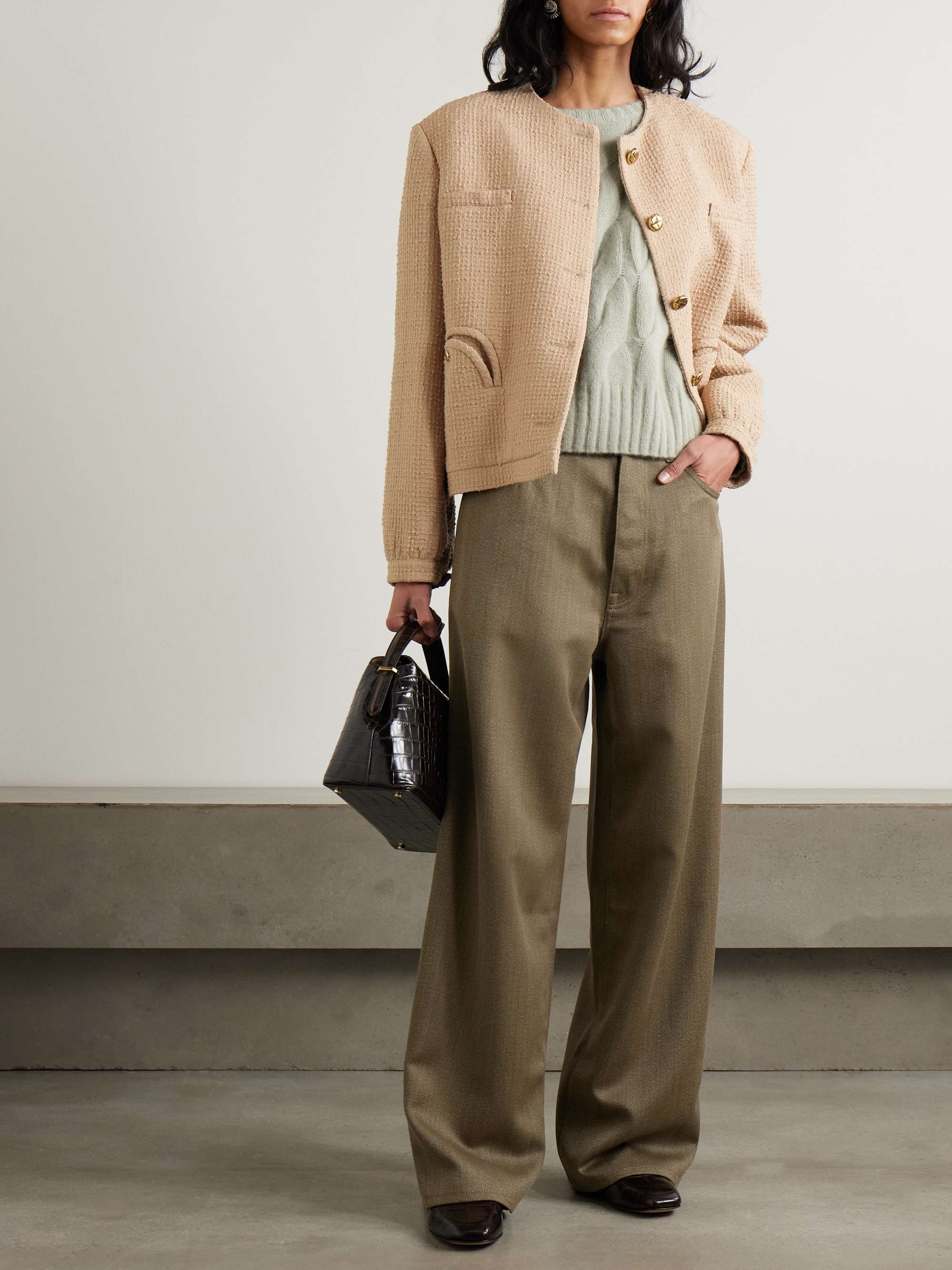 Jaron wool-twill pants view