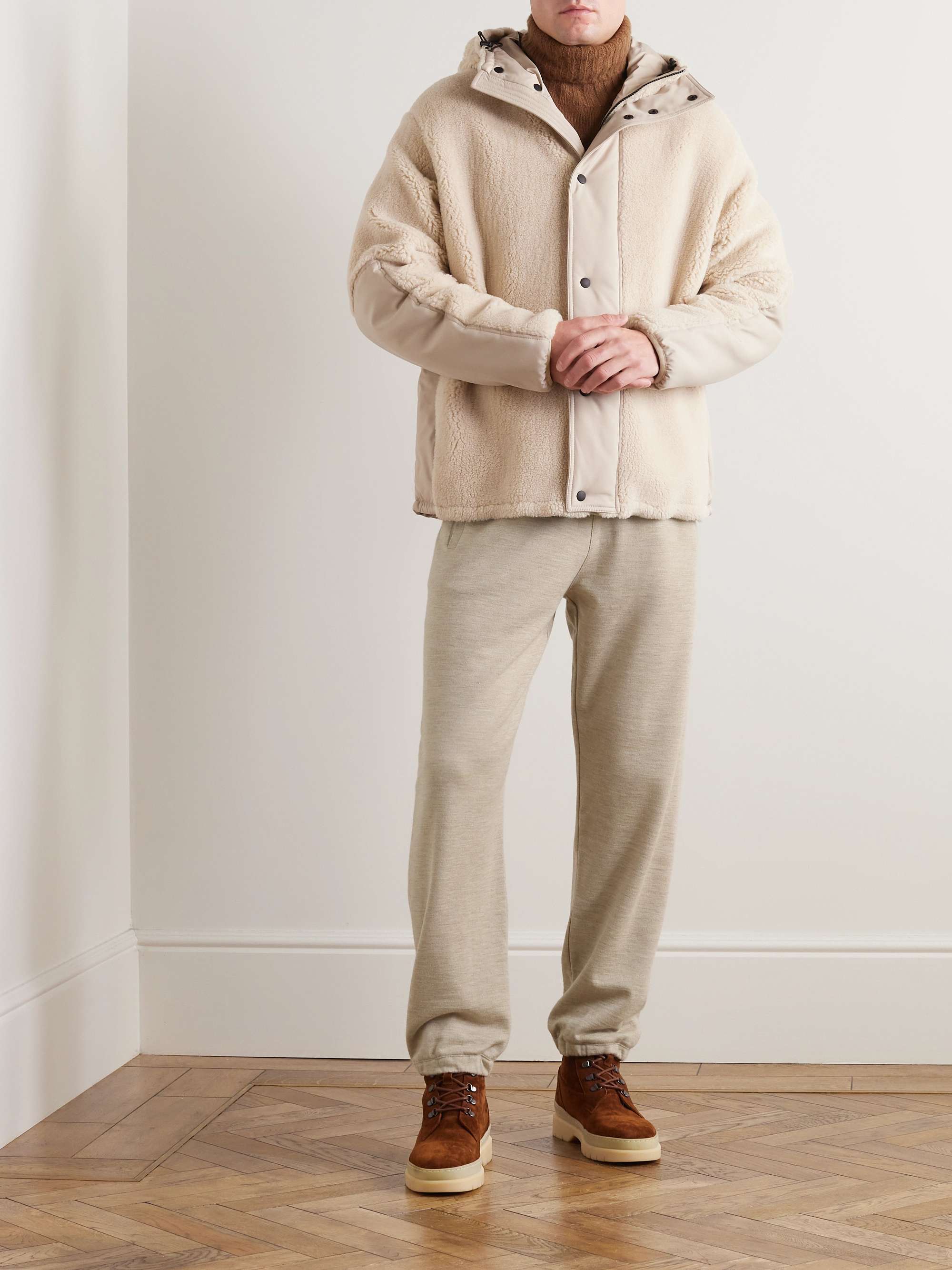 Tapered Cashmere-Jersey Sweatpants view