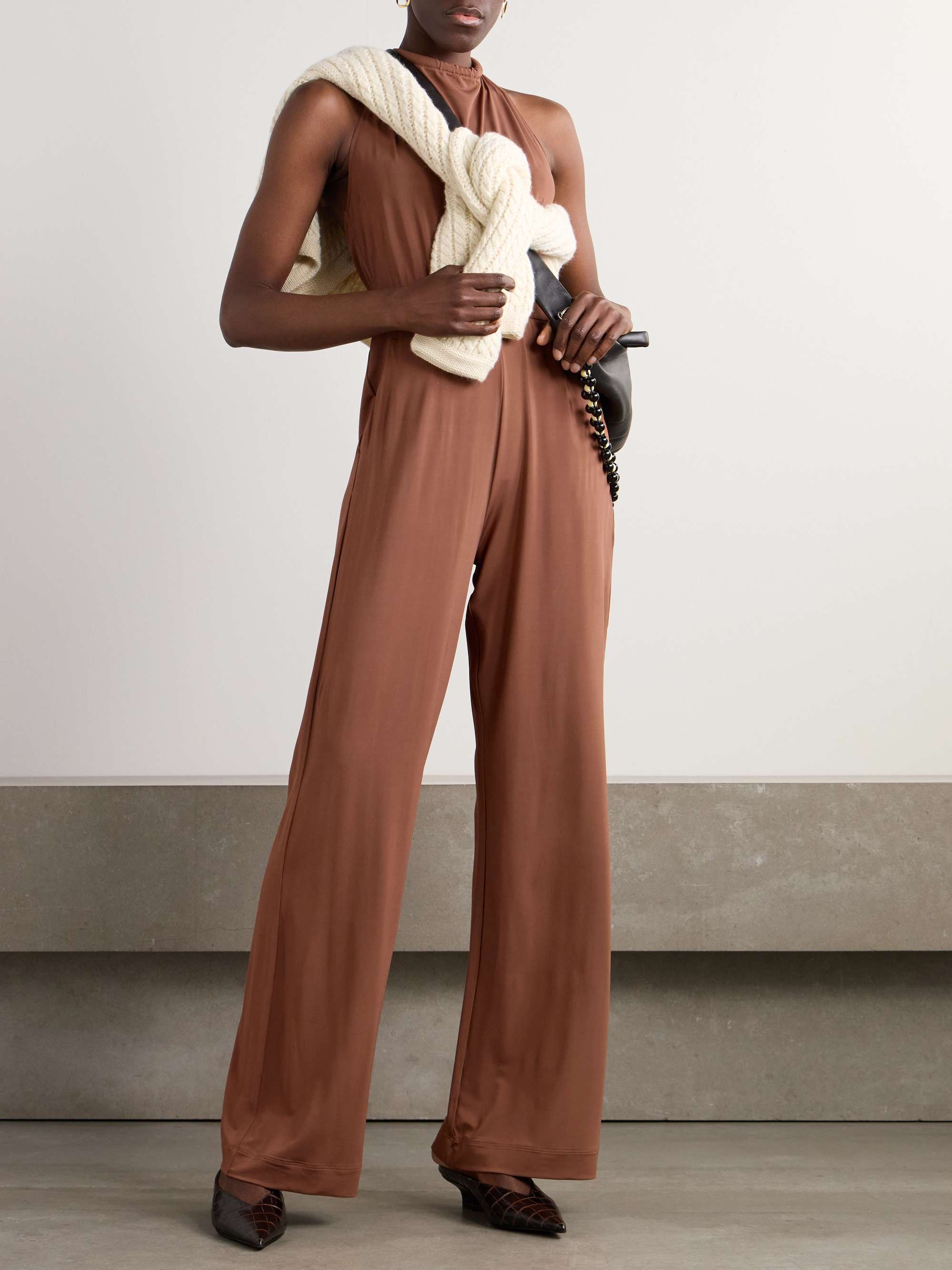 Parsec stretch-jersey halterneck jumpsuit view