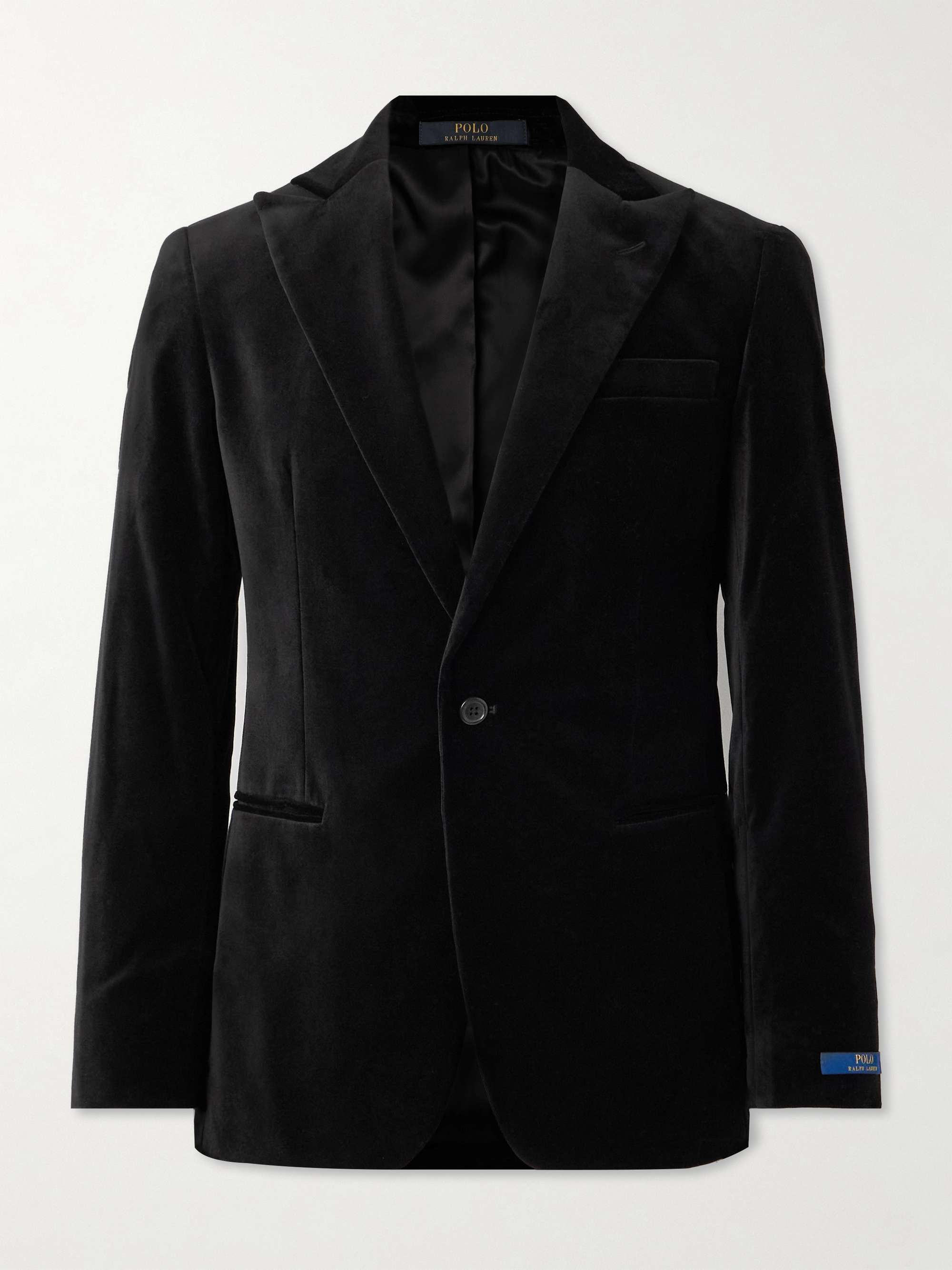 Cotton-Velvet Blazer view