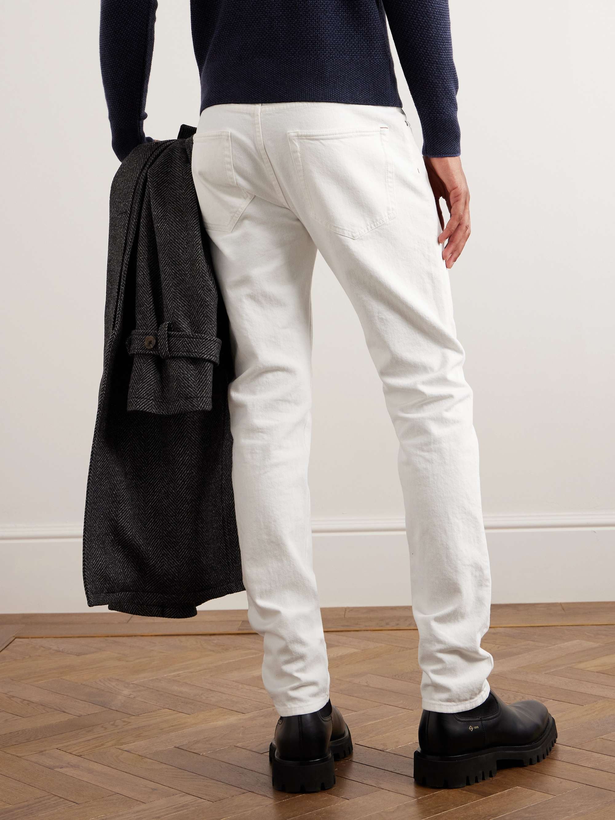 New York Slim-Fit Straight-Leg Jeans view