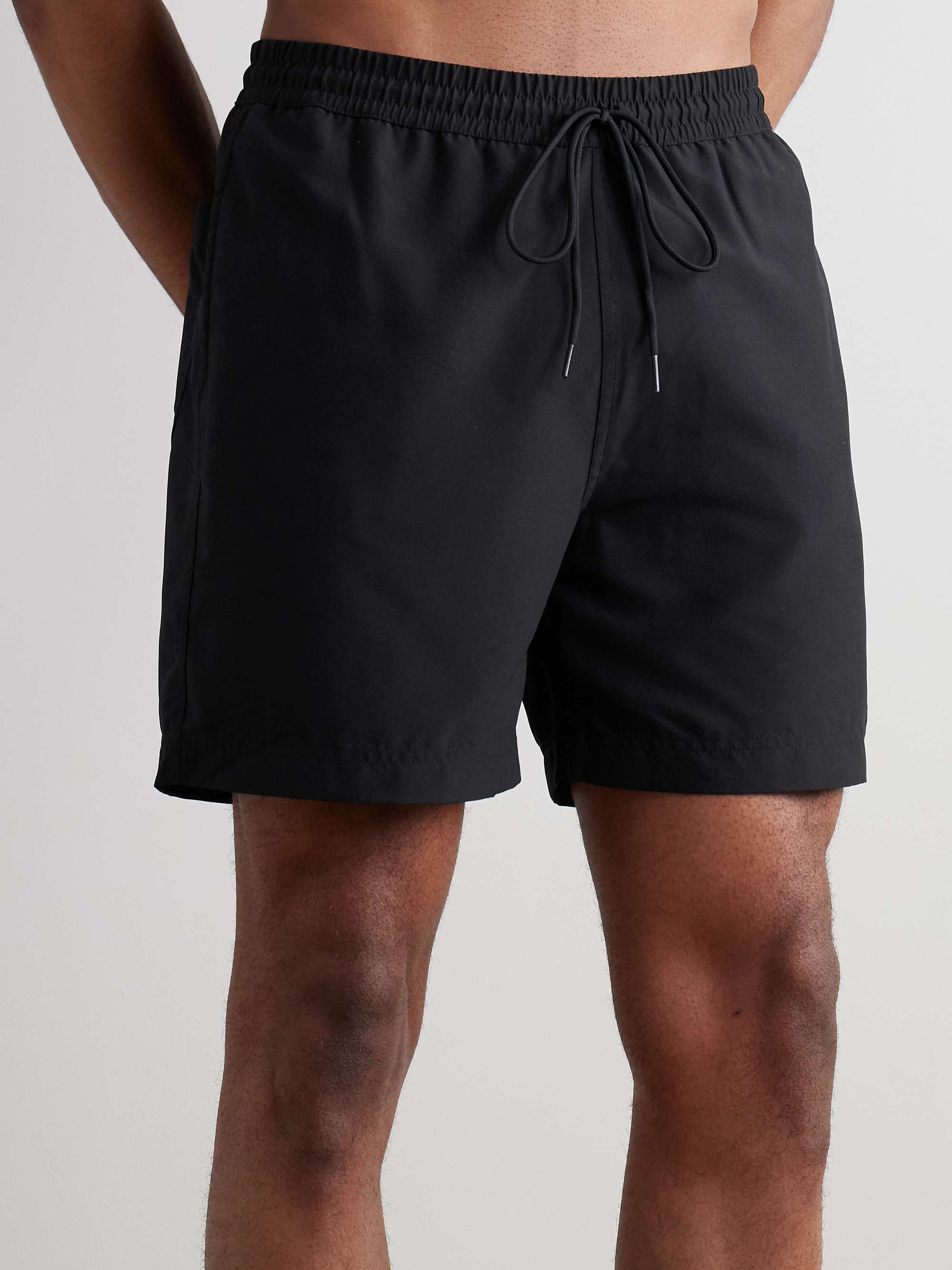 Chase Straight-Leg Mid-Length Logo-Embroidered Swim Shorts view