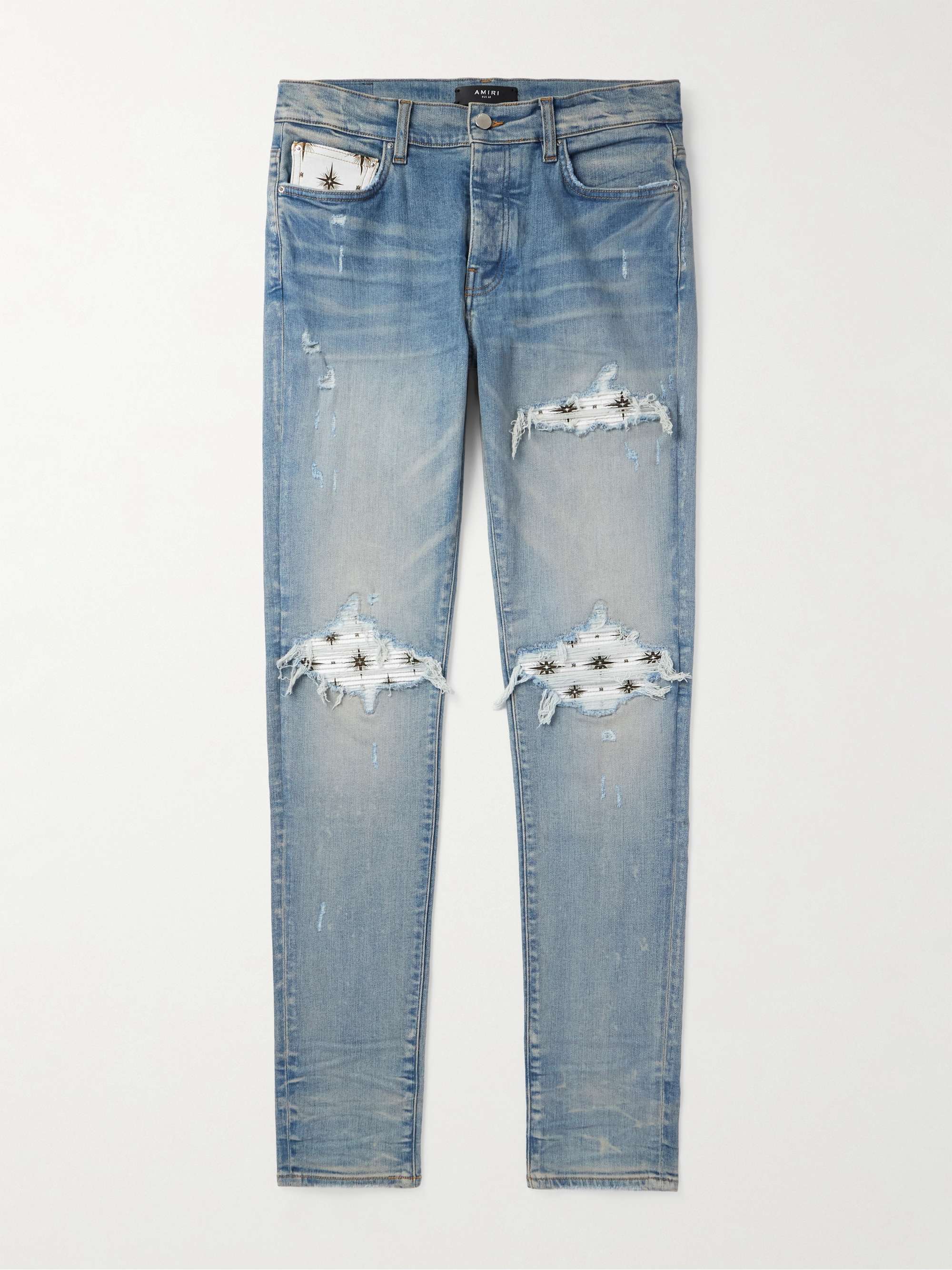 Micro Starbust MX1 Skinny-Fit Distressed Jeans view